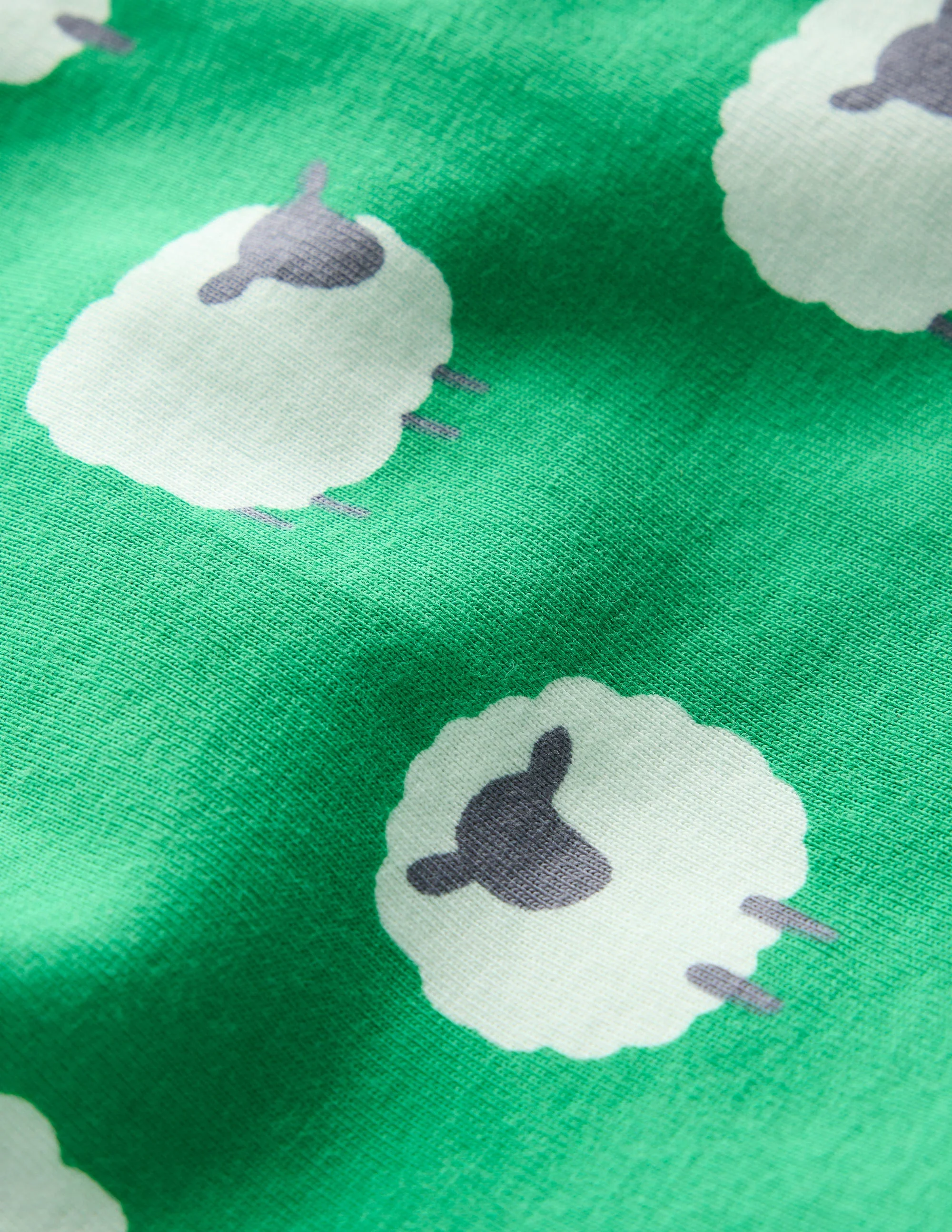 Snug Twin Pack Pajamas-Trinity Green Sheep - Image 3