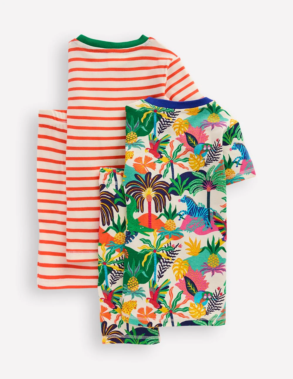 Snug Twin Pack Short Johns-Ivory Multi Jungle - Image 2