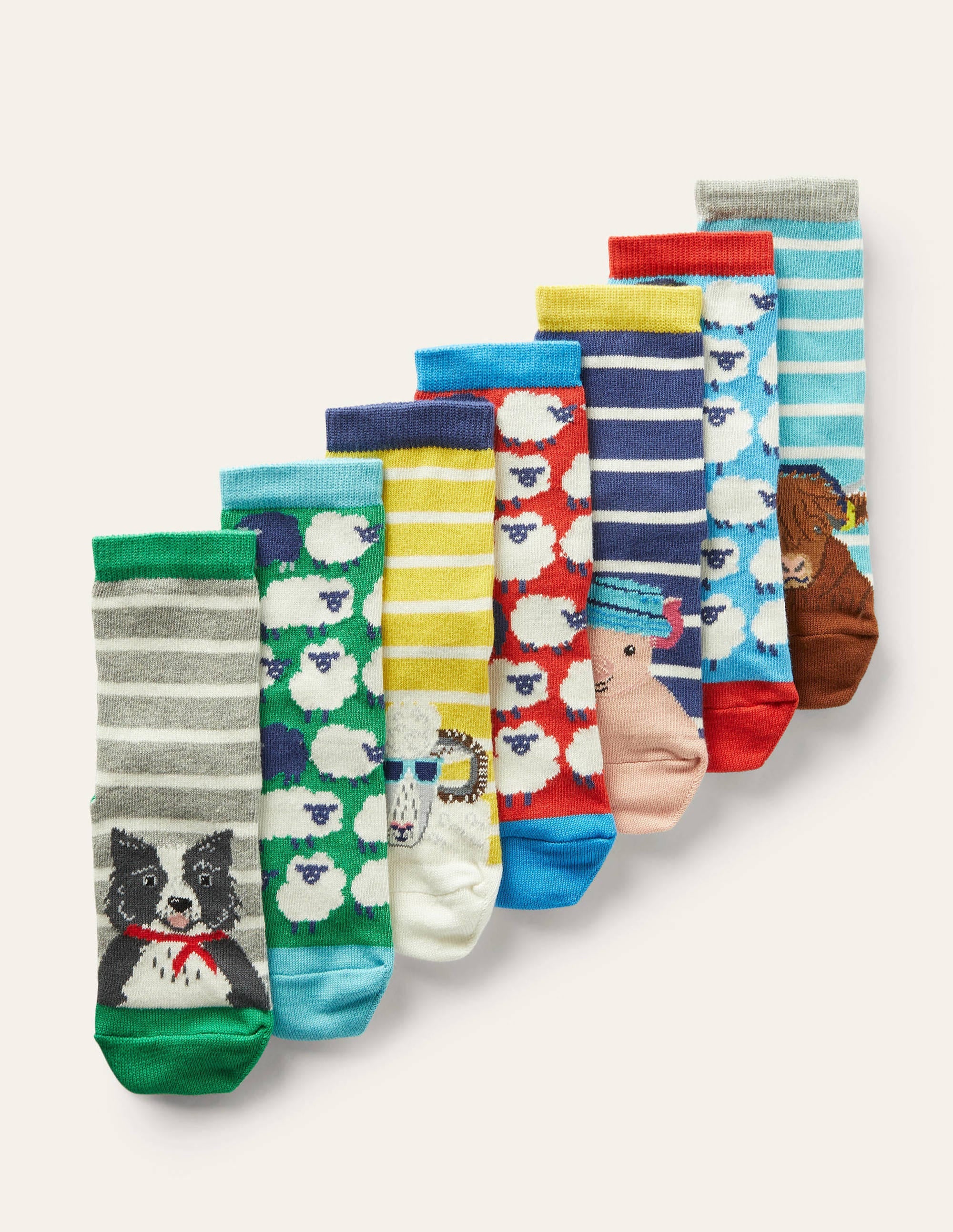 Sock Box 7 Pack-Mini Sheep