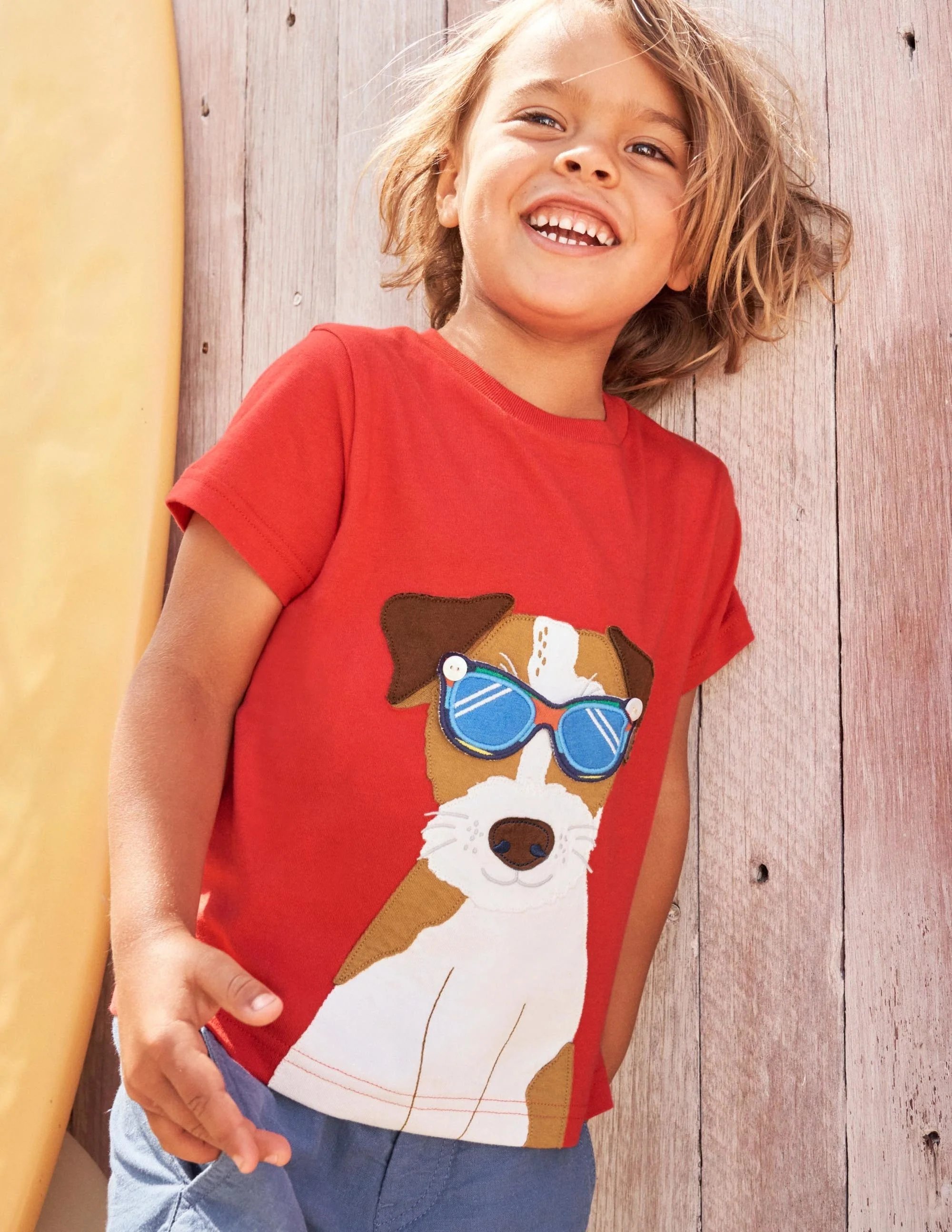 Stick-On Appliqué T-shirt-Strawberry Tart Red Sprout - Image 8