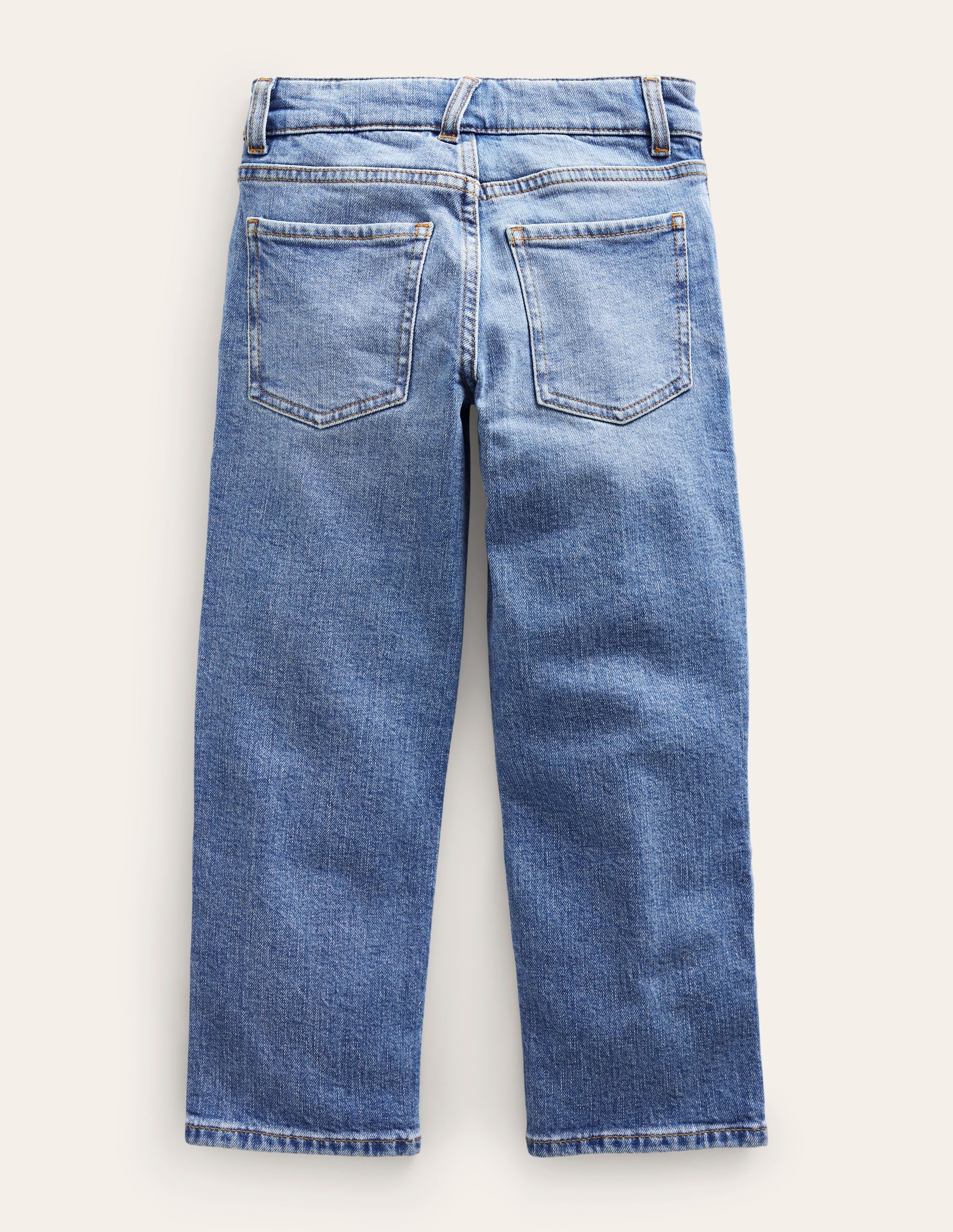 Straight Jeans-Mid Wash Denim - Image 2