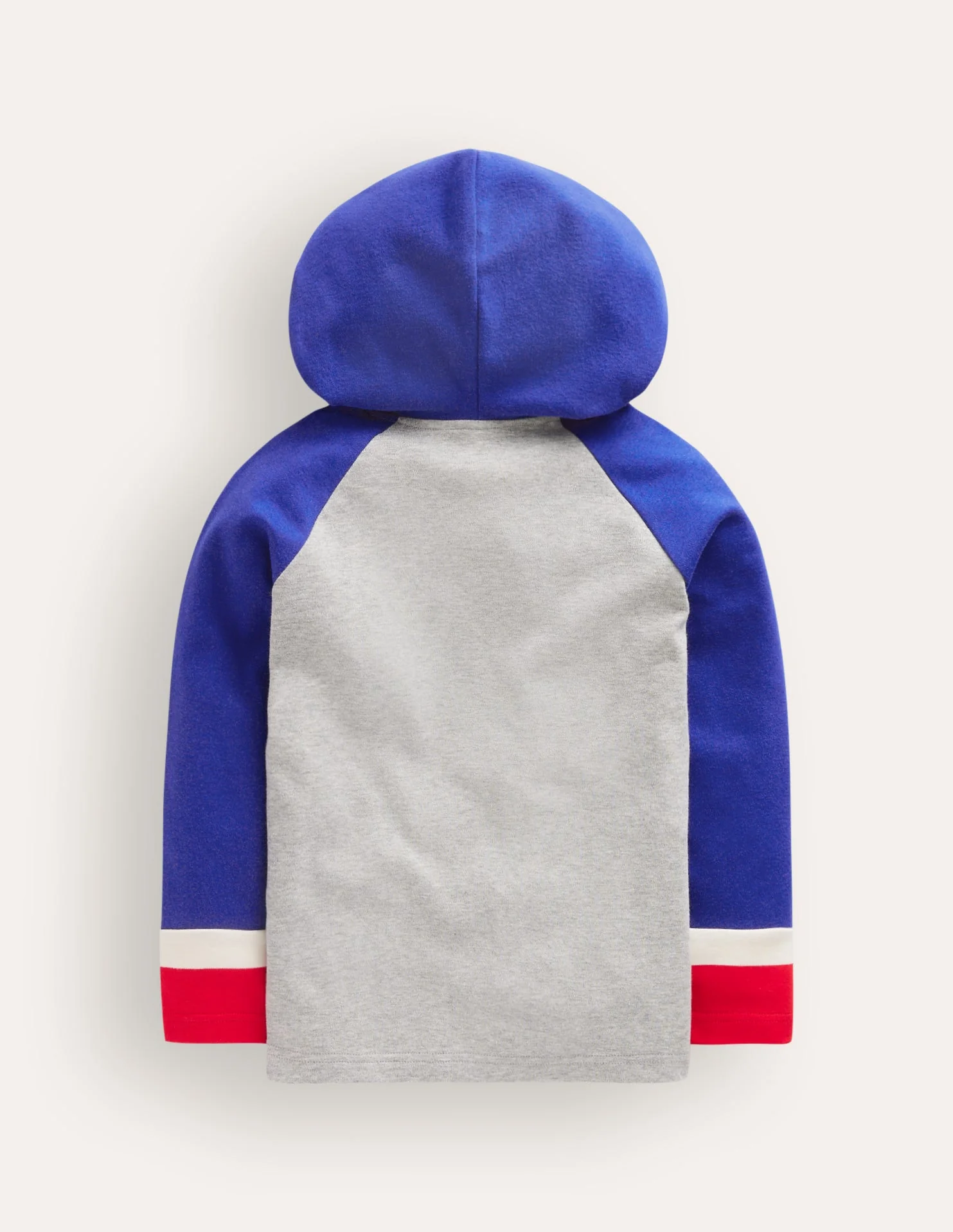 Supersoft Hooded Raglan-Grey Marl - Image 2