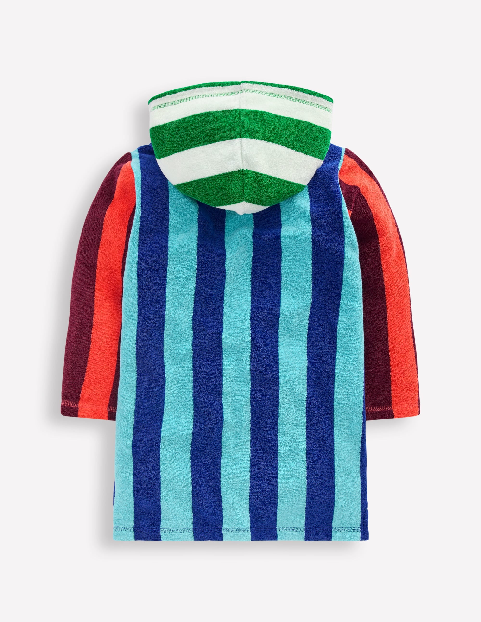 Towelling Zip-Up Throw-On-Hotch Stripe - Image 2