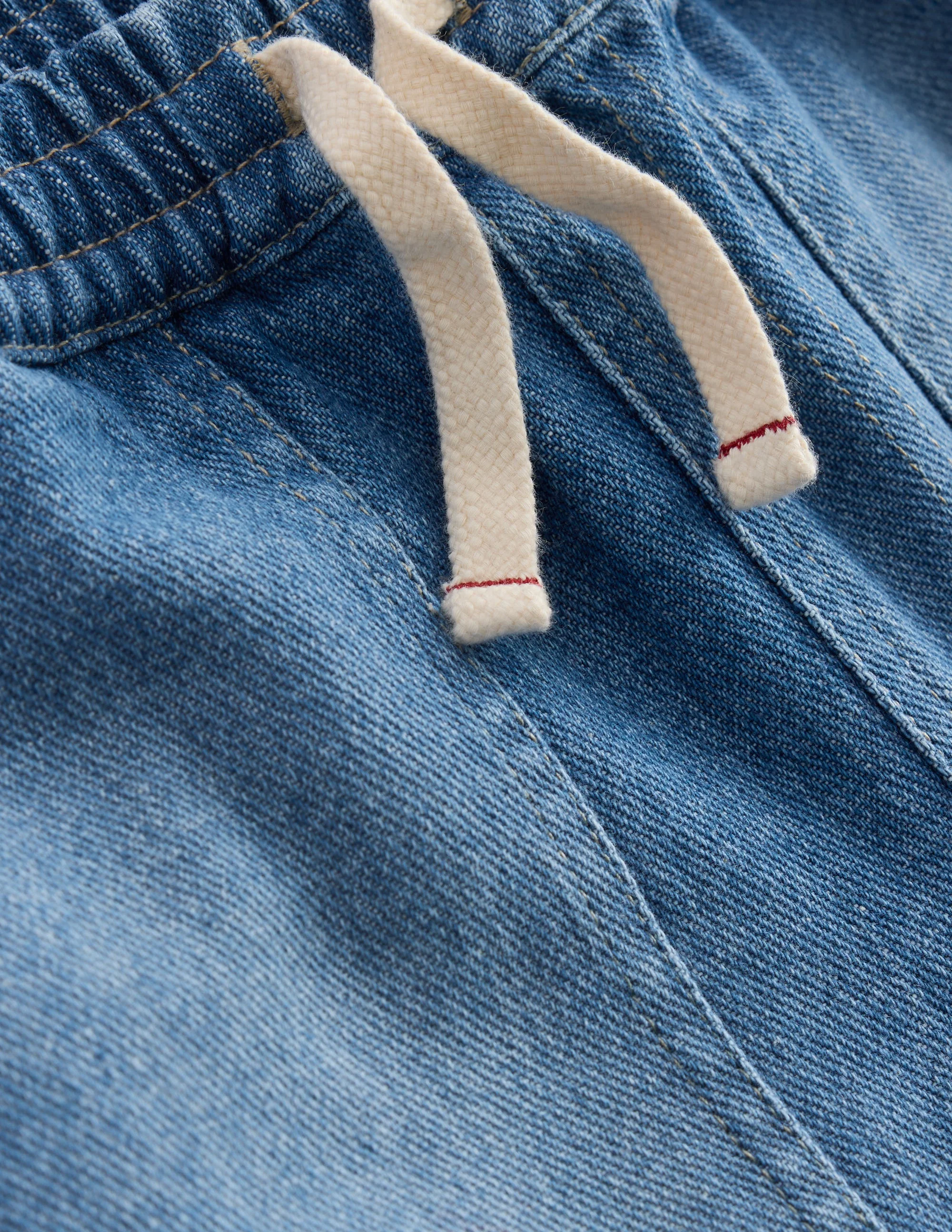 Warrior Knee Jeans-Mid Blue Wash - Image 8