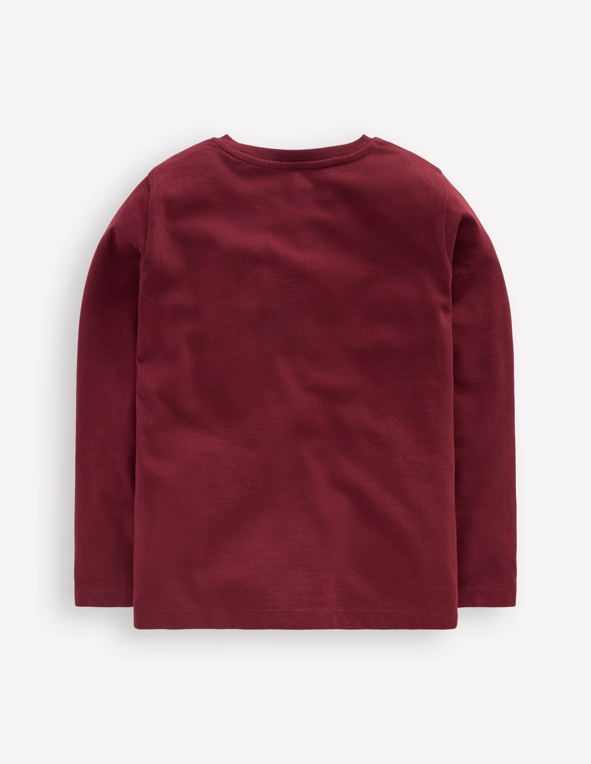 Zip Detail Appliqué T-shirt-Port Reindeer - Image 2
