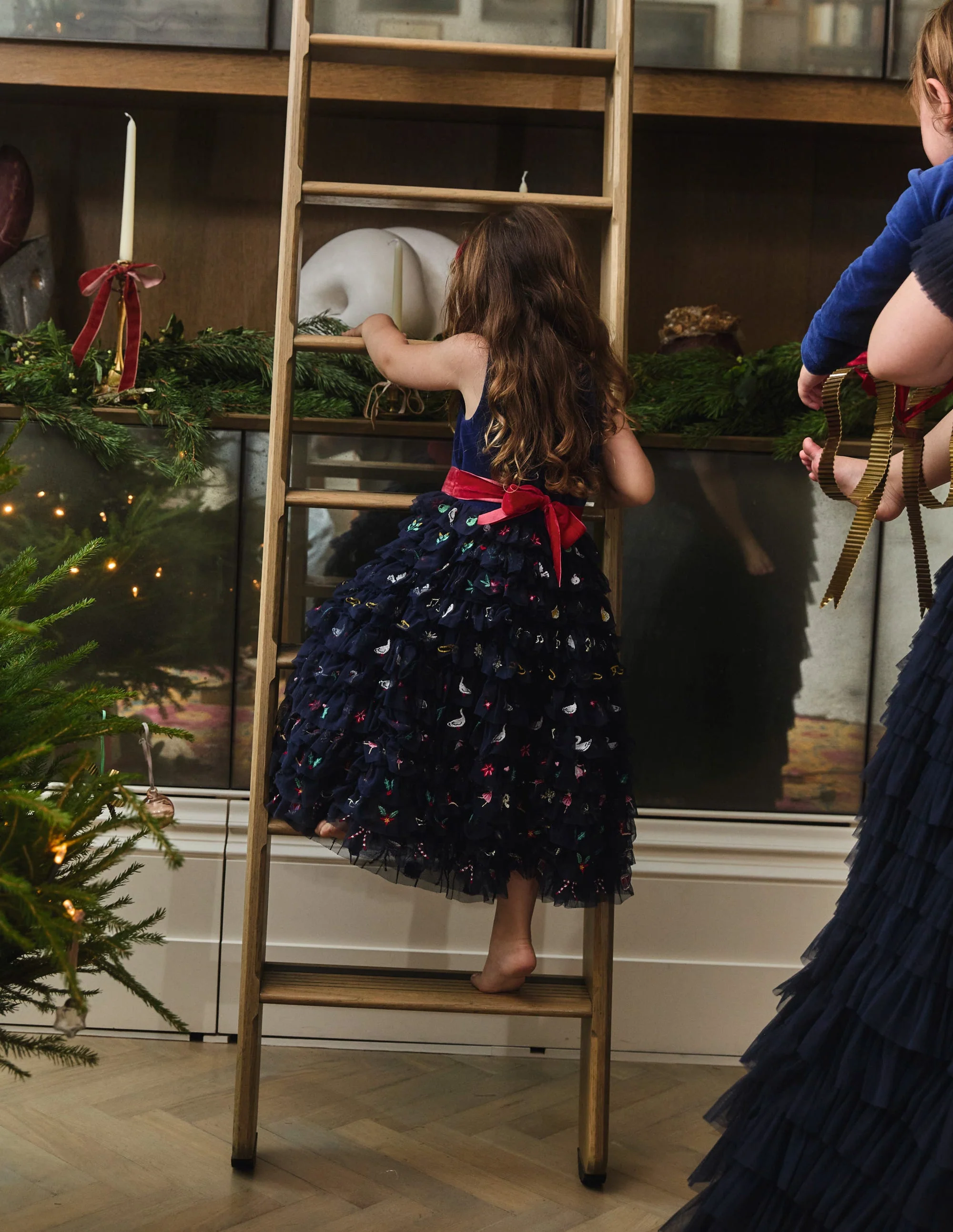 12 Days of Christmas Dress-College Navy - Image 4