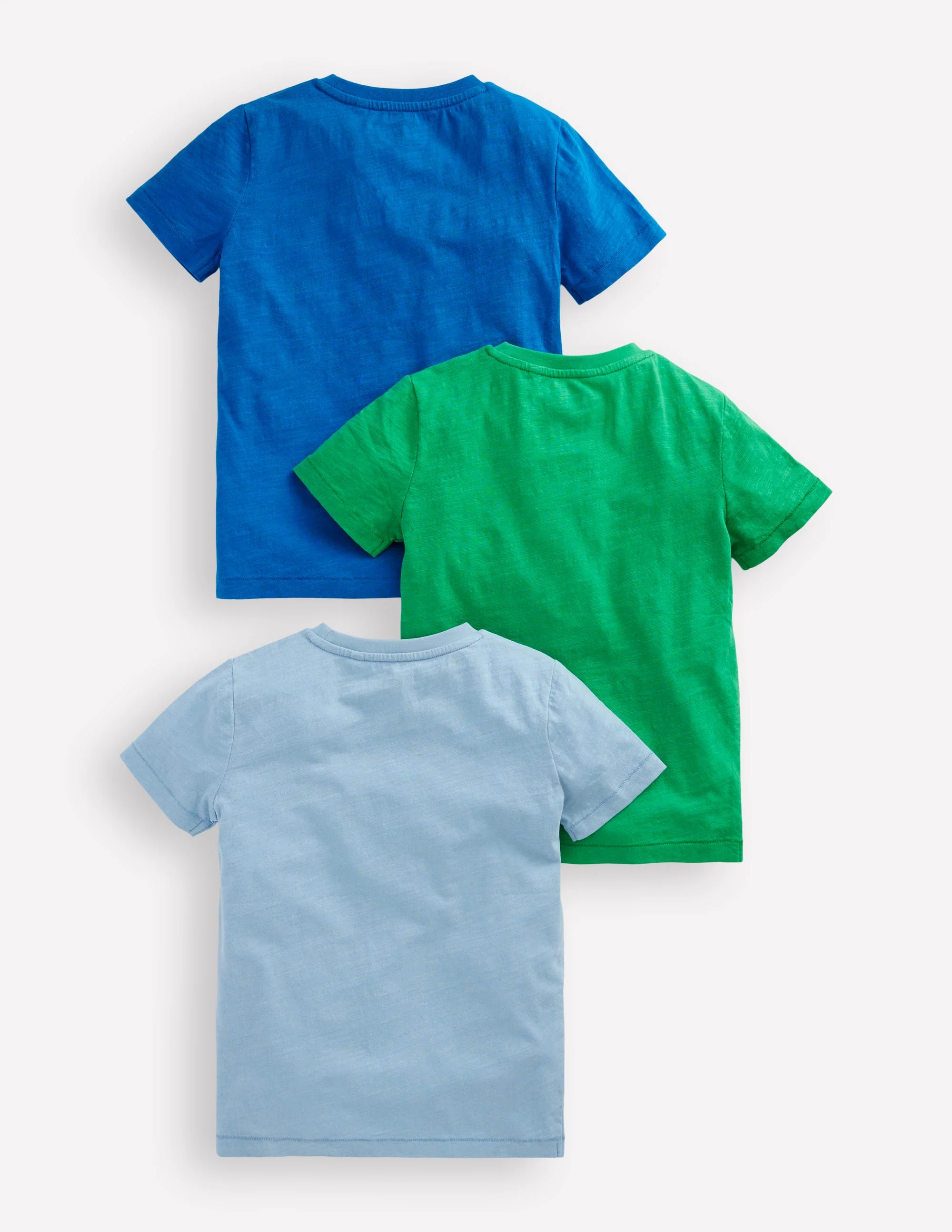 3-Pack Washed Slub T-Shirts-Joyful Multi Pack - Image 2