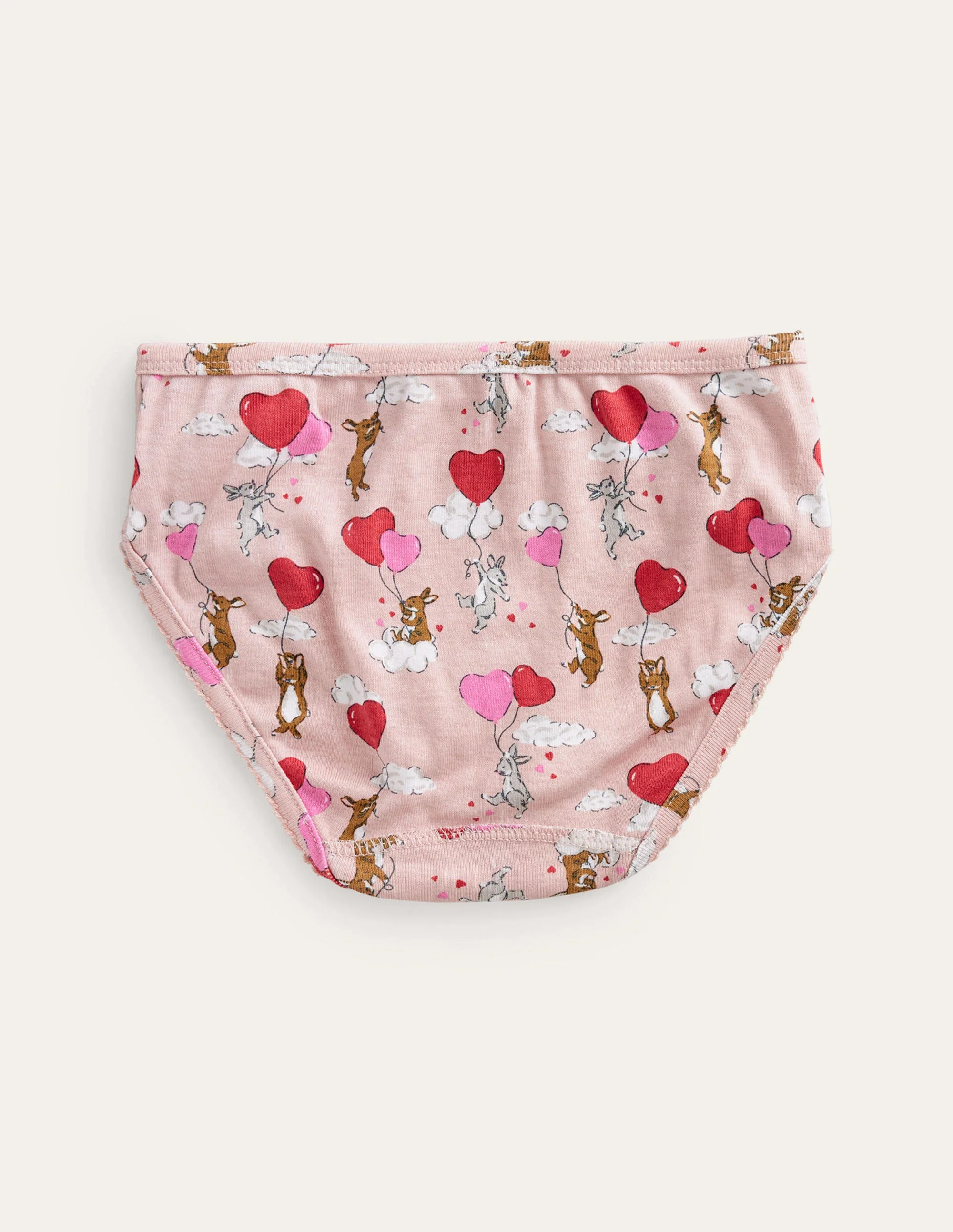 7 Pack Underwear-Pink Bunny Hearts - Image 2