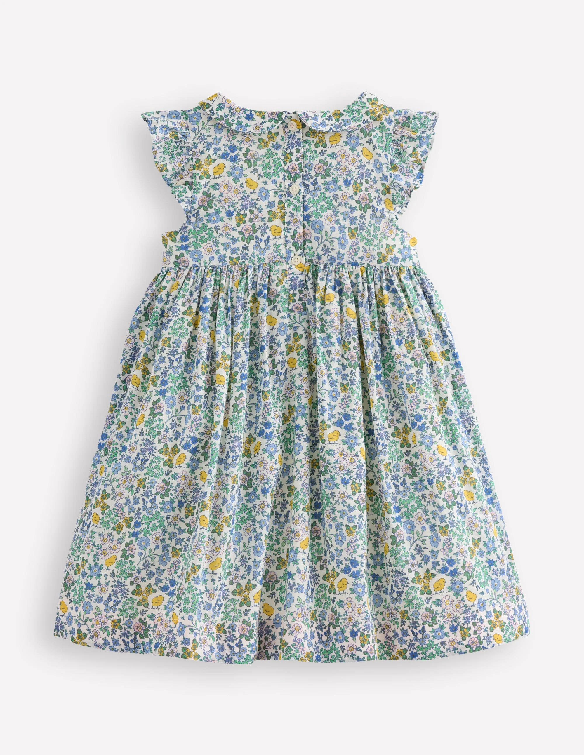 Adeline Smocked Dress-Easter Chick Floral - Image 2