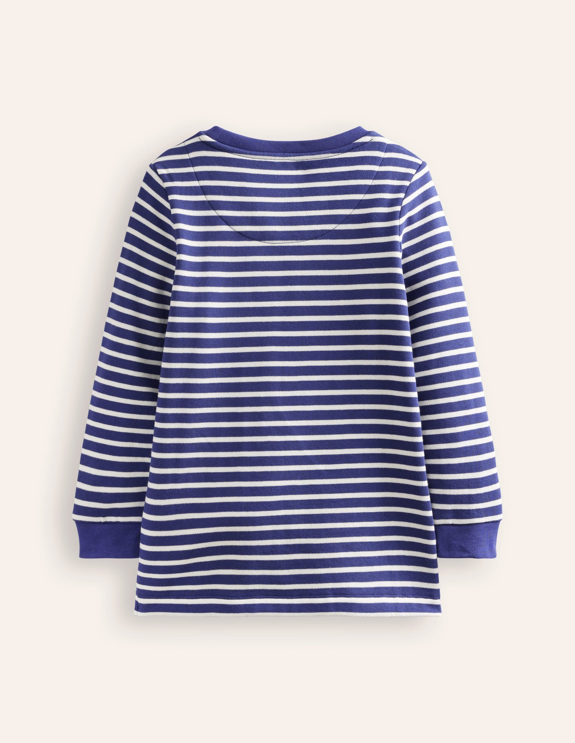 Appliqué Bag Tunic-Soft Starboard Blue/ Ivory Dog - Image 3