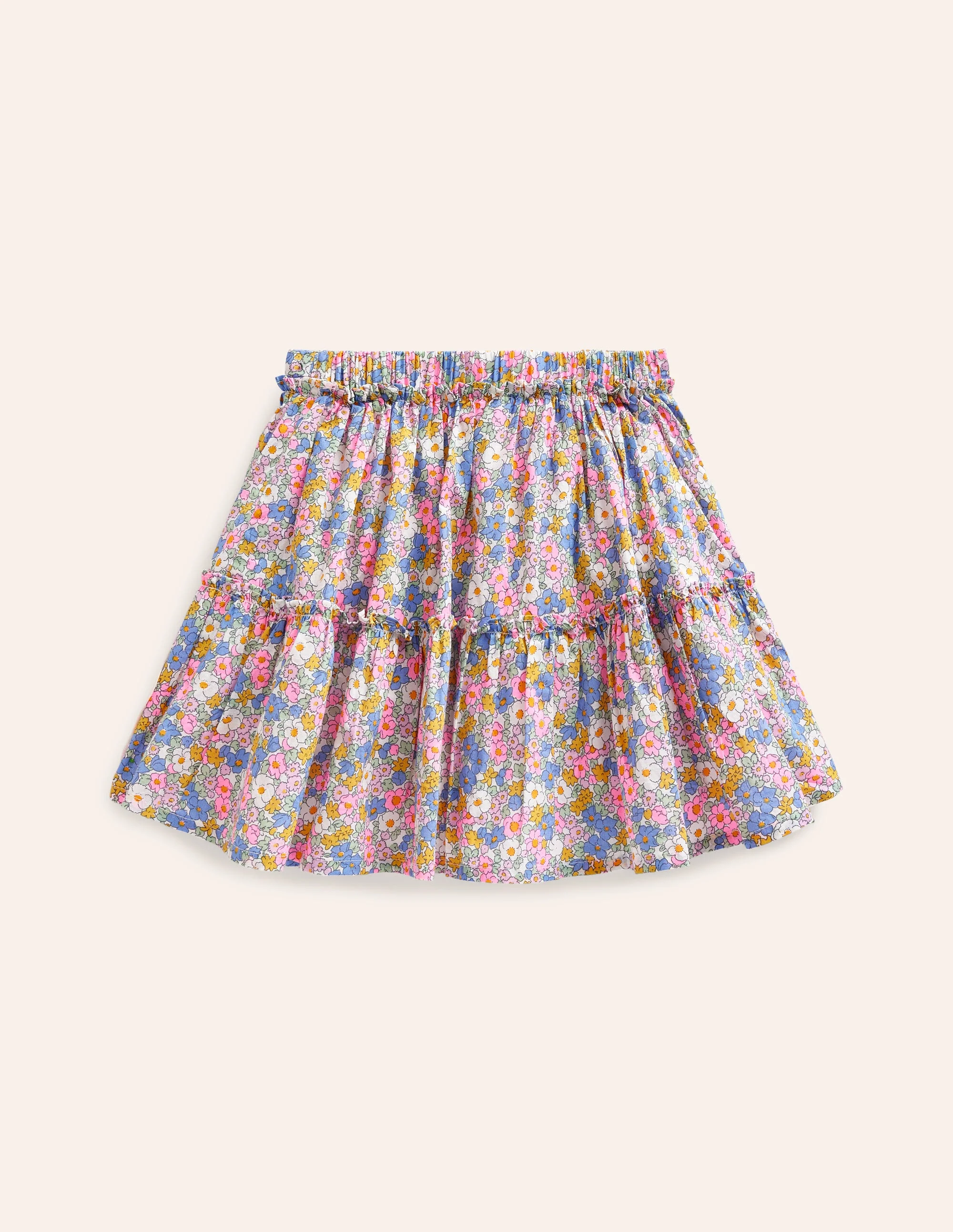 Appliqué Skirt-Festival Pink Nautical Cats - Image 2