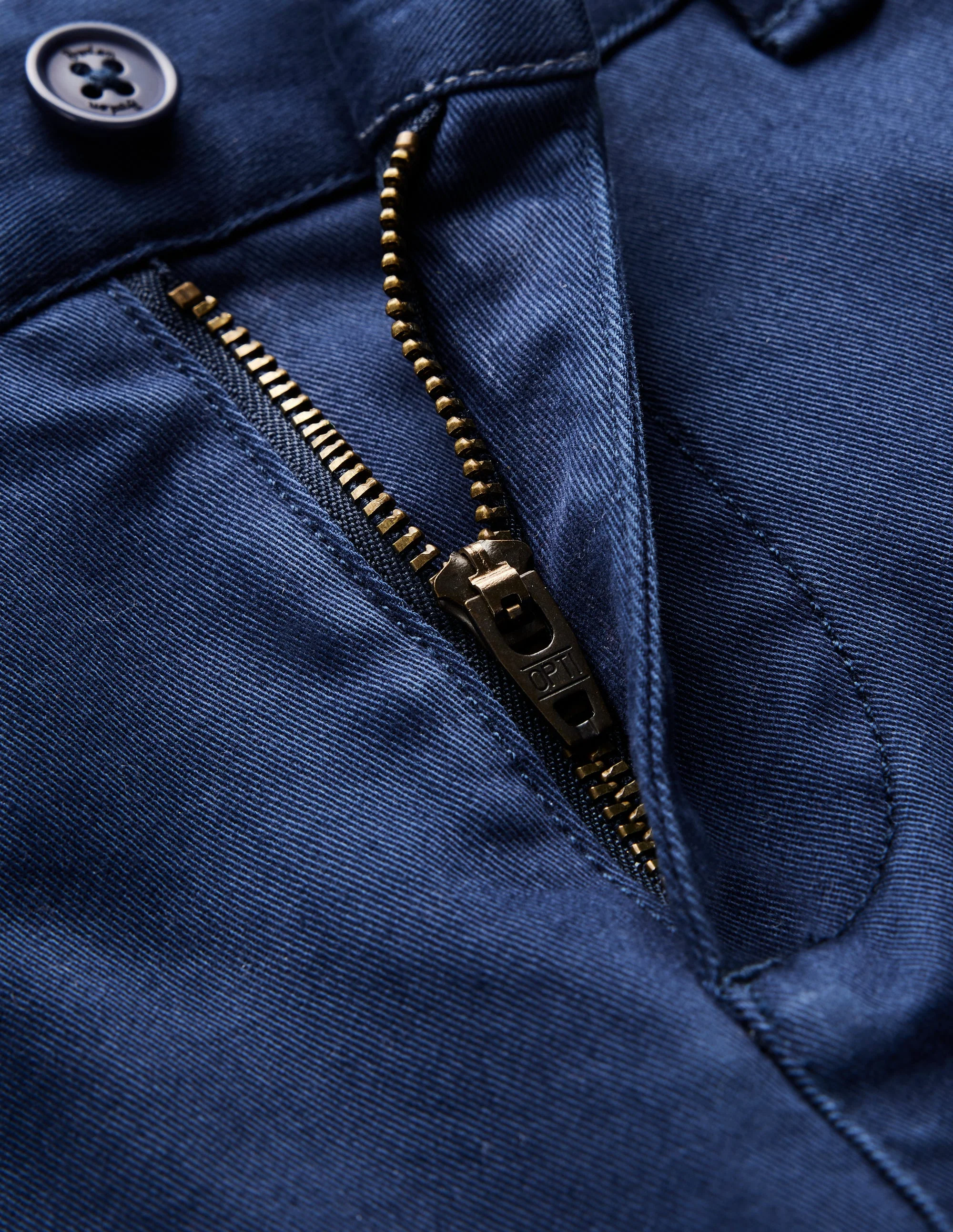 Authentic Wash Chino Short-College Navy - Image 3