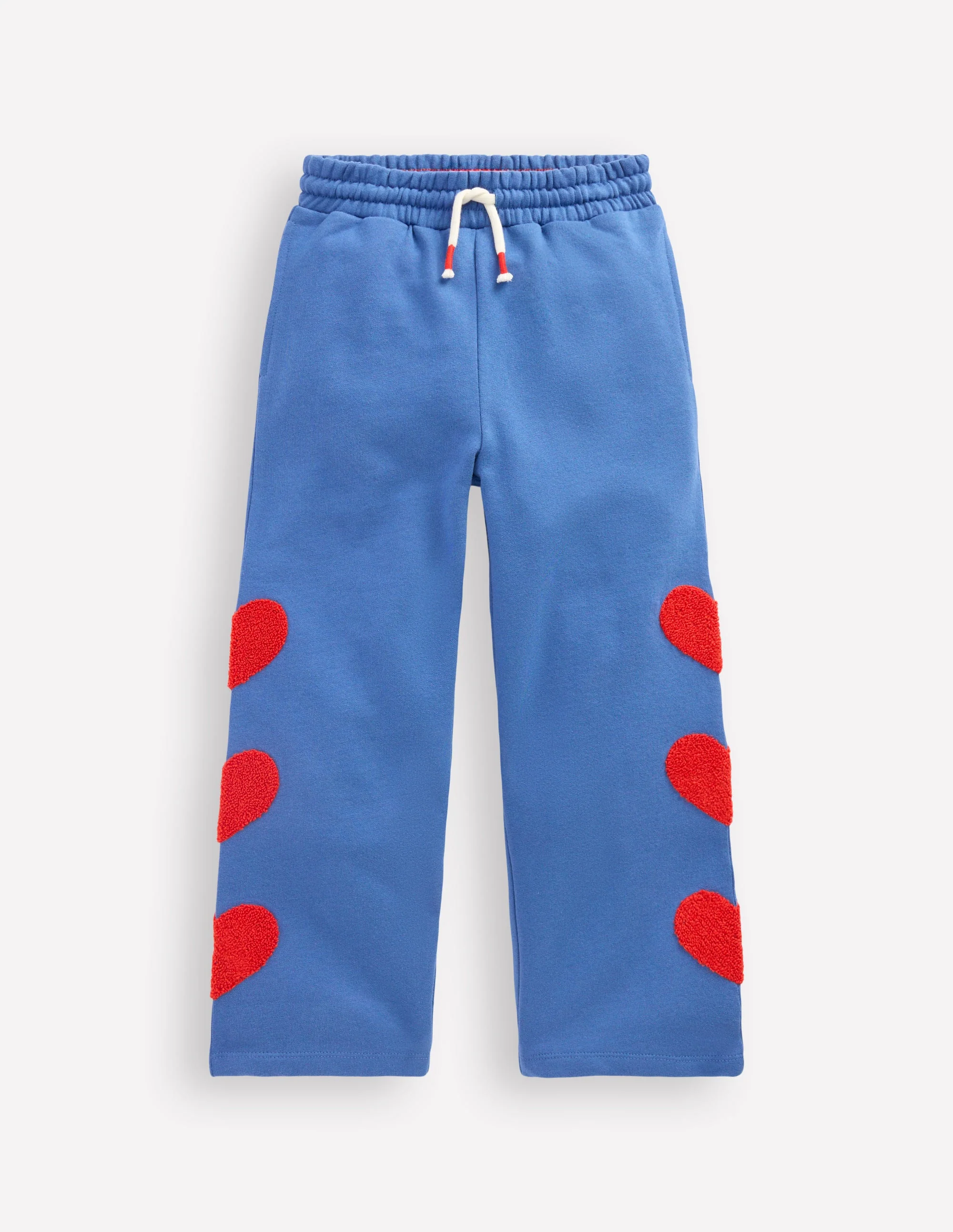 Bobbie Appliqué Sweatpants-Bluejay Hearts - Image 3