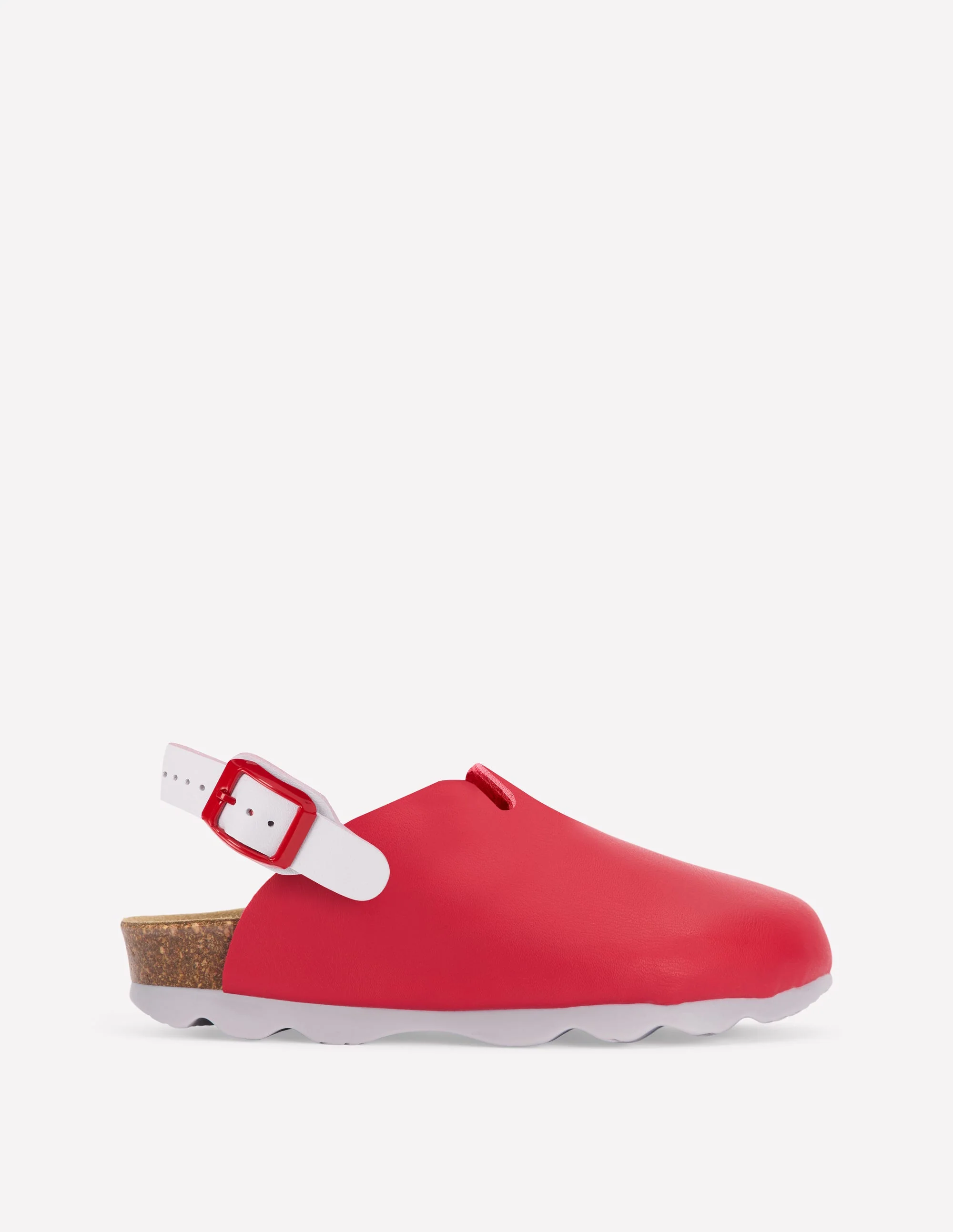 Colourblock Clogs-Firecracker Red