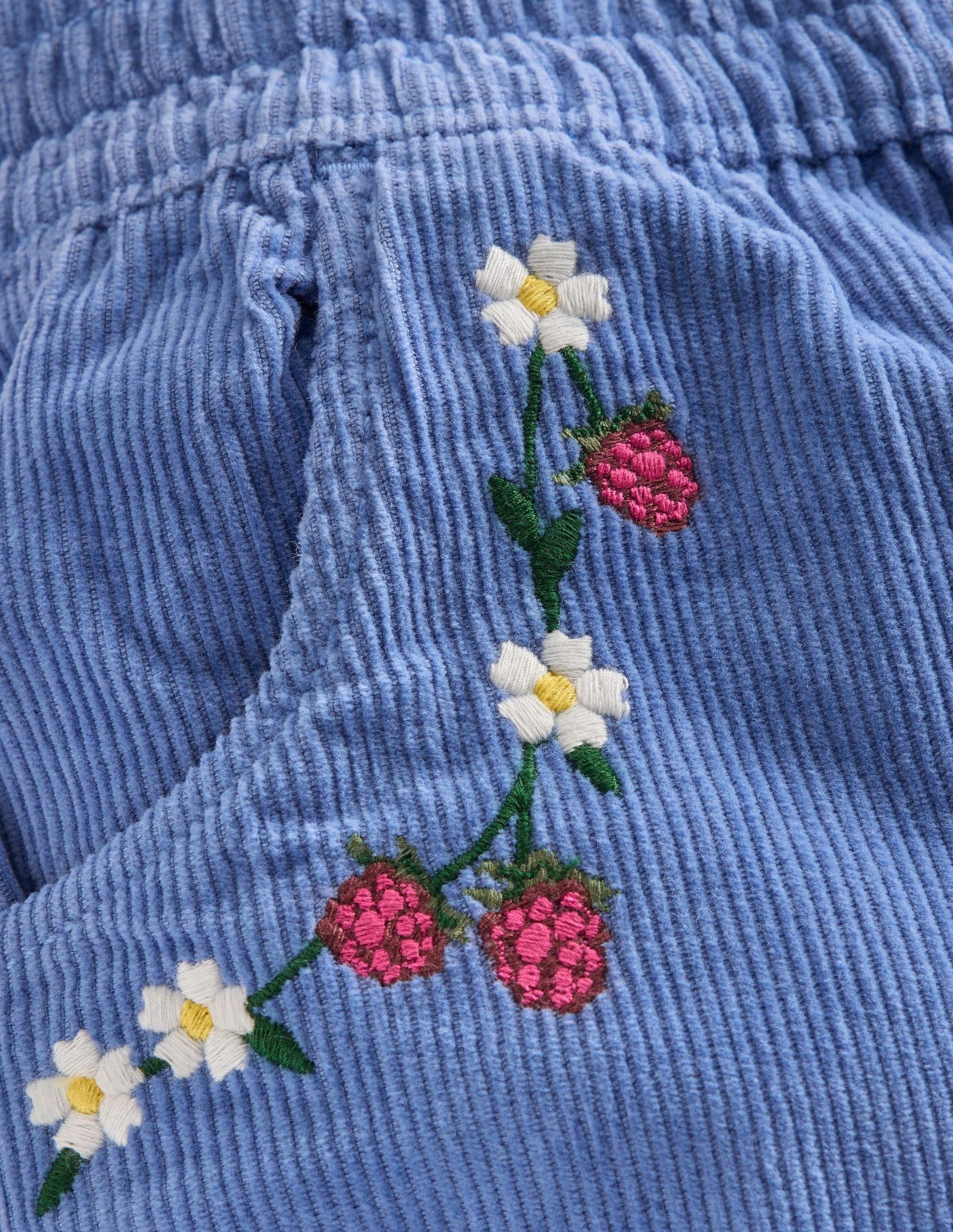 Cord Embroidered Pull-On Pants-Ebb & Flow - Image 3