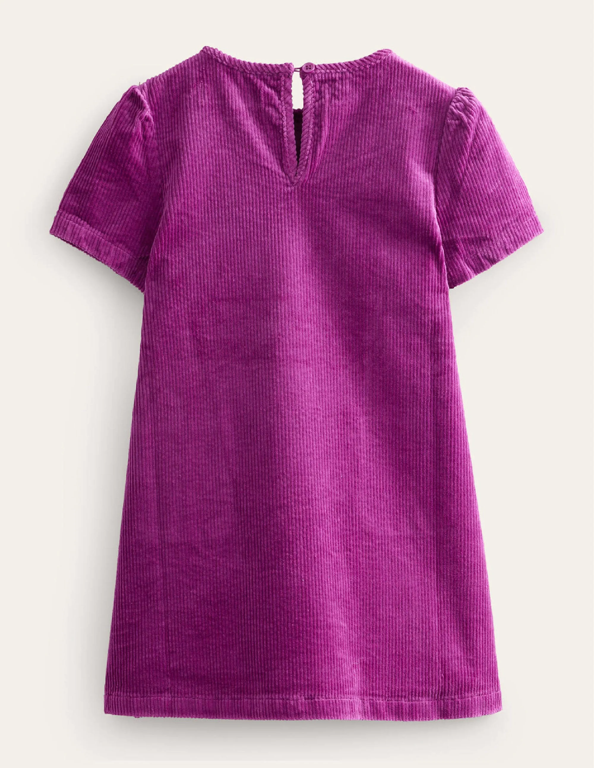 Cord Shift Dress-Chrysanthemum Purple - Image 2