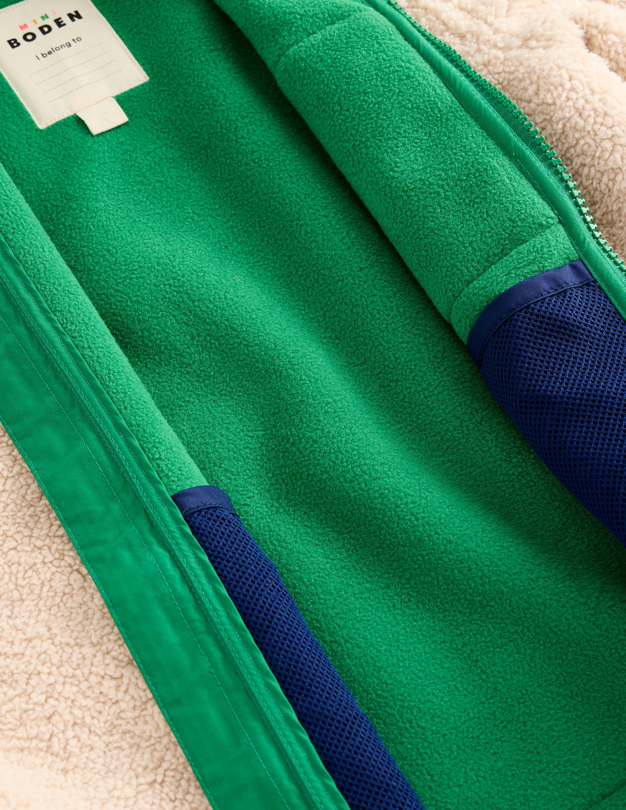 Cosy Windproof Fleece-Natural Sherpa - Image 5