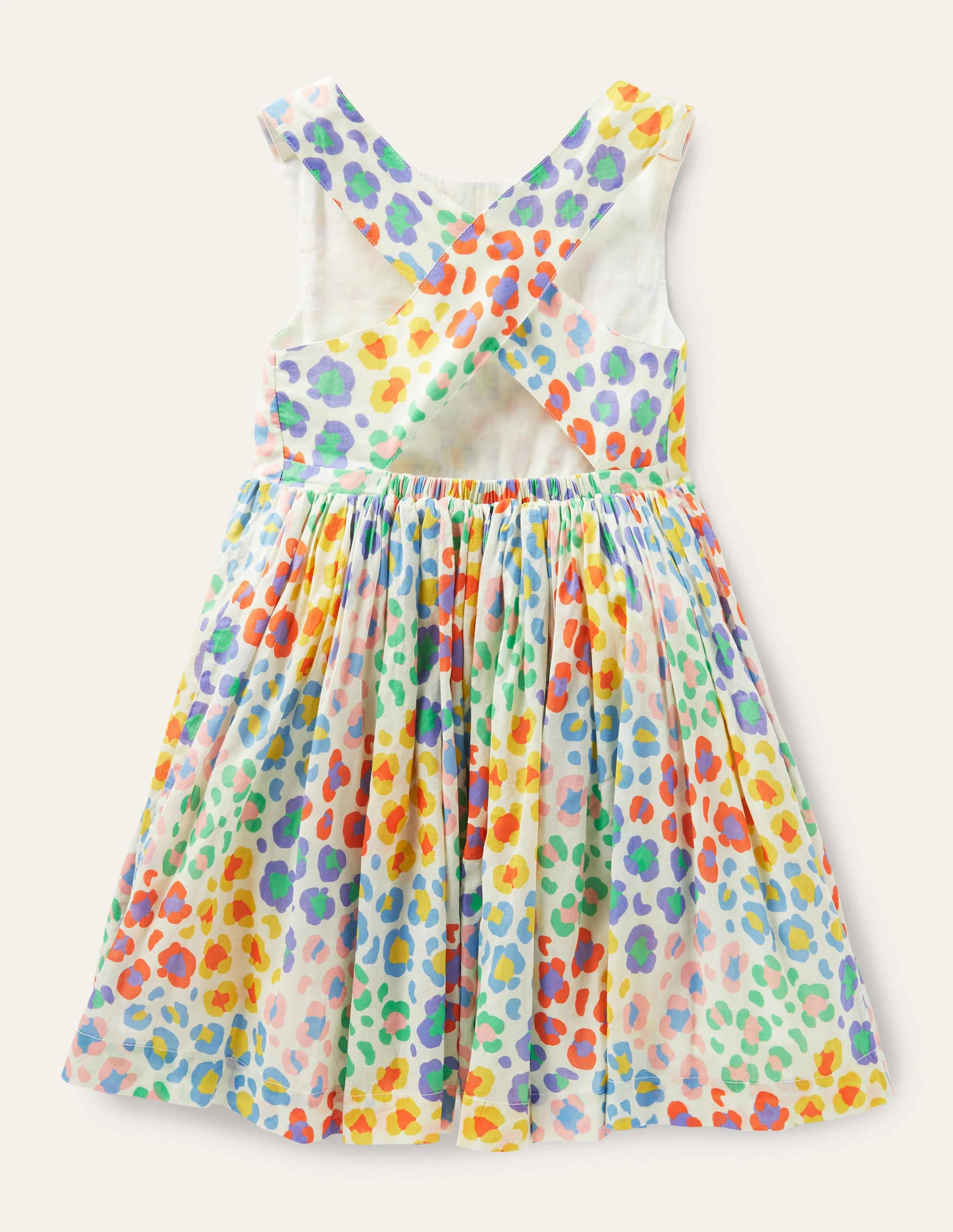 Cross-back Dress-Multi Leopard - Image 2