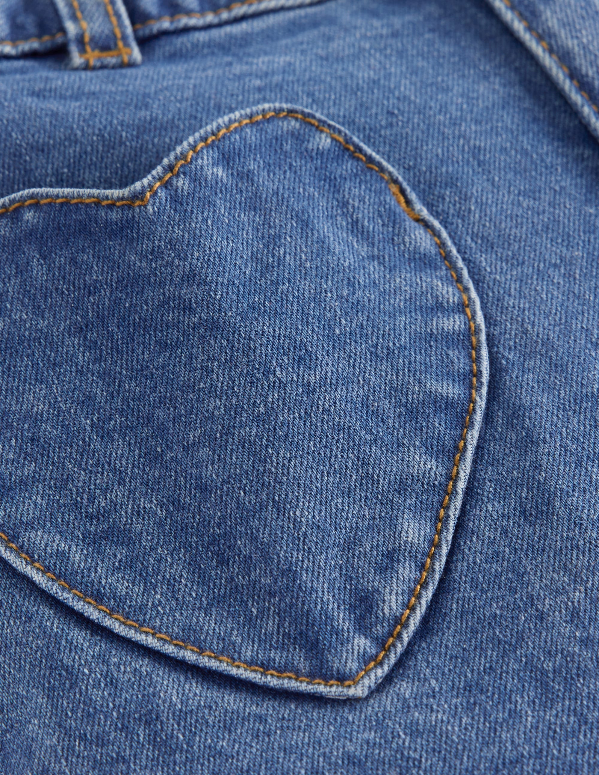 Denim Kick Flare Pants-Denim Hearts - Image 3