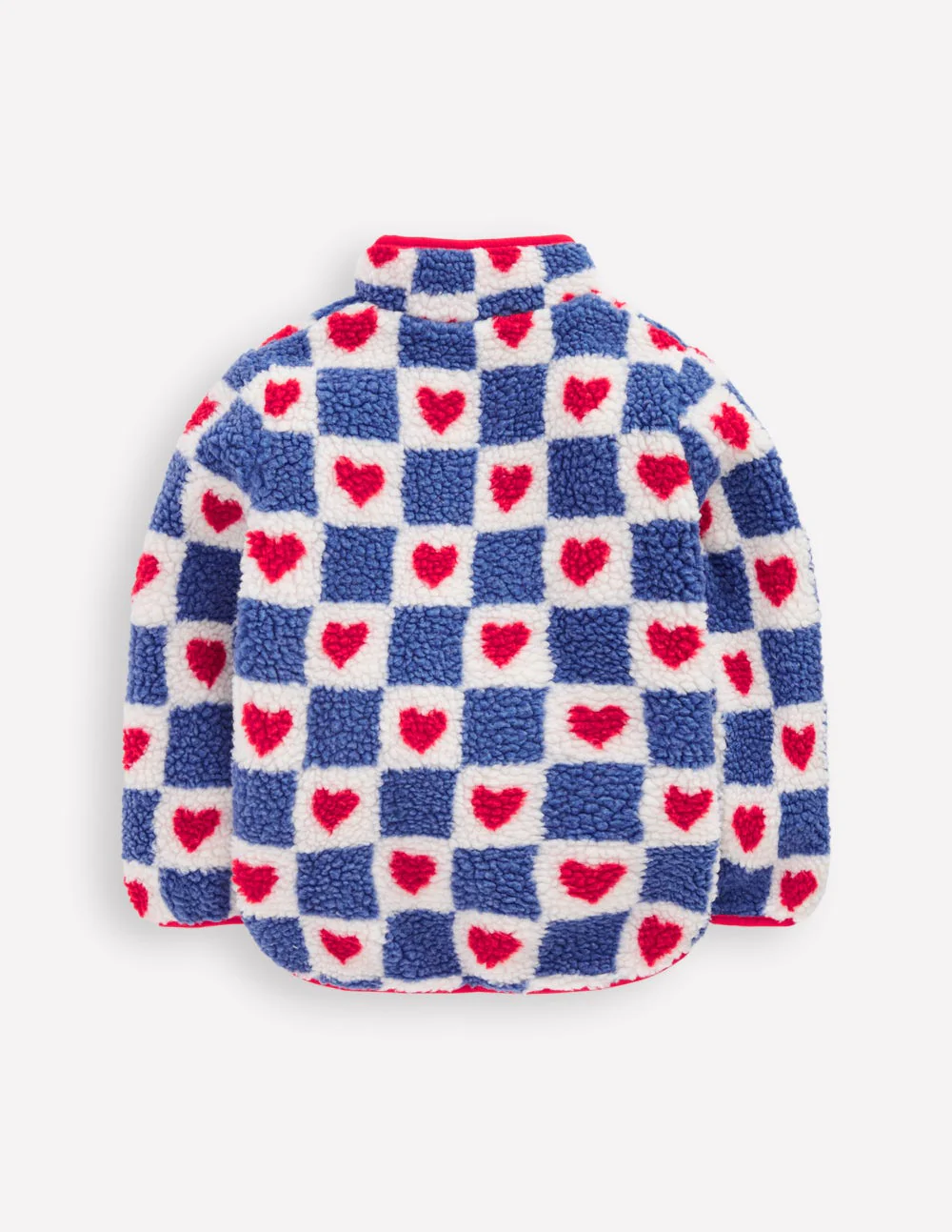 Eden Borg Zip-Through Jacket-Blue Heart Stamp - Image 6