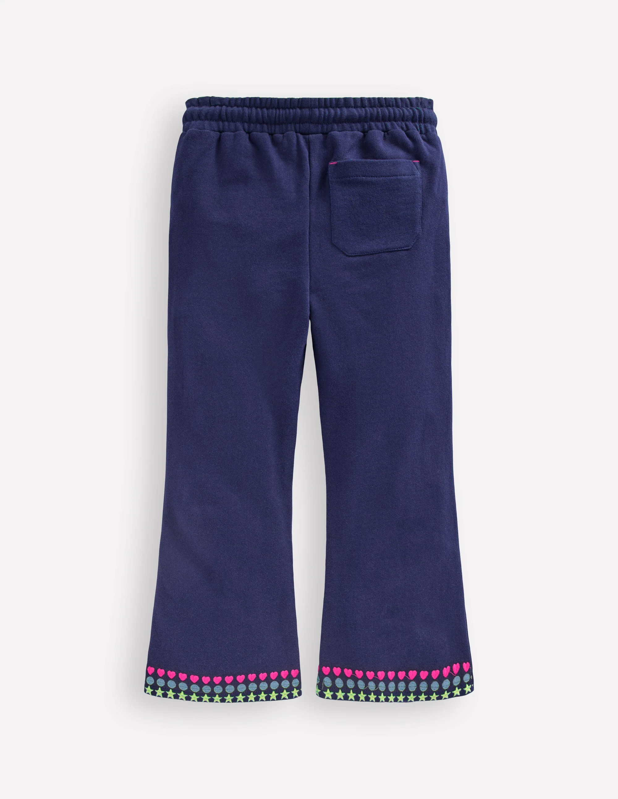 Embroidered Kick Sweatpants-College Navy Embroidery - Image 2