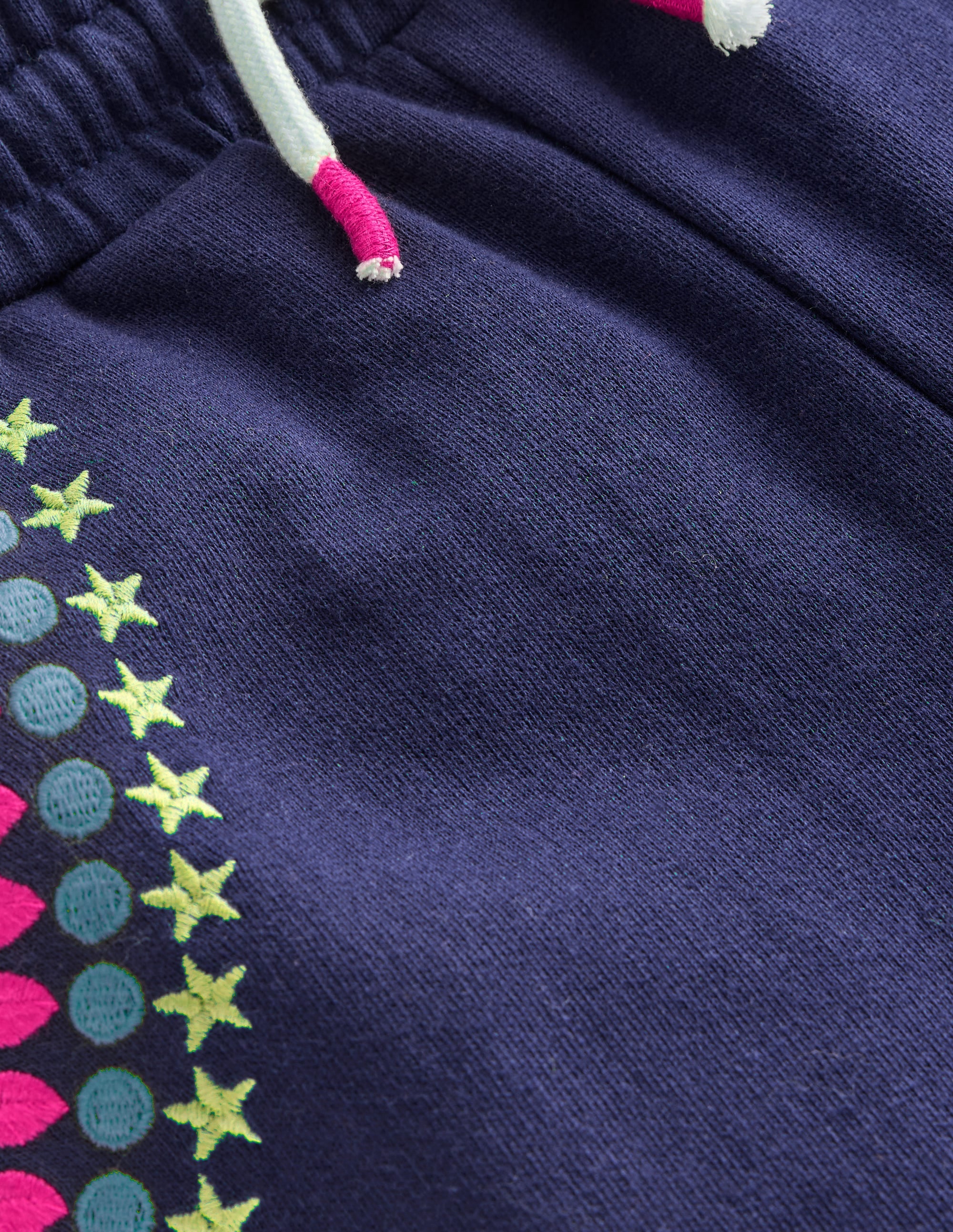 Embroidered Kick Sweatpants-College Navy Embroidery - Image 3