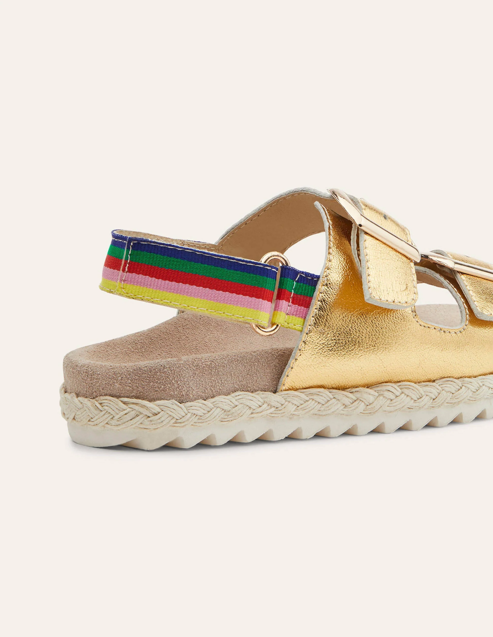 Espadrille Sandals-Gold Rainbow - Image 3