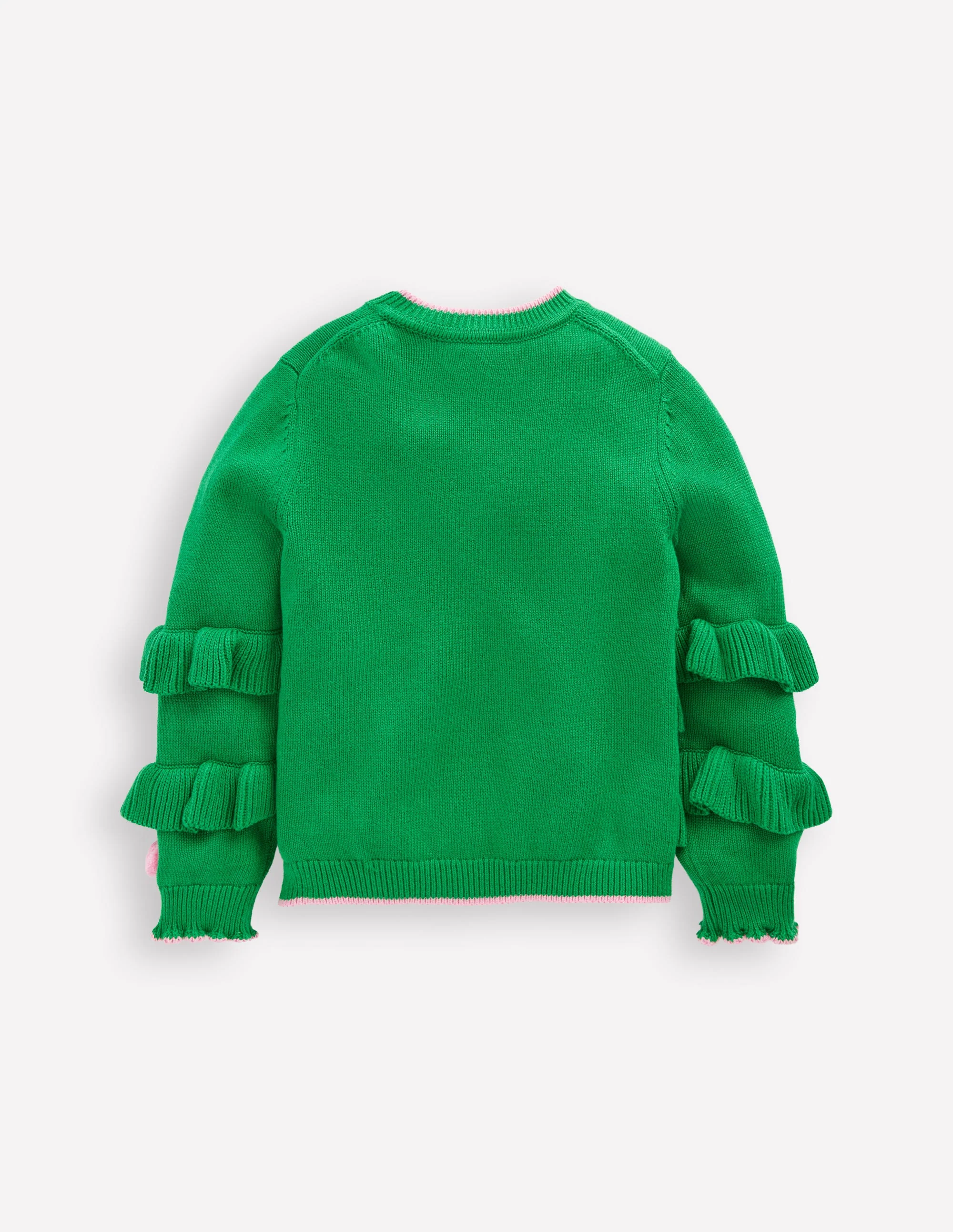 Festive Logo Cardigan-Rich Emerald Christmas Tree - Image 2