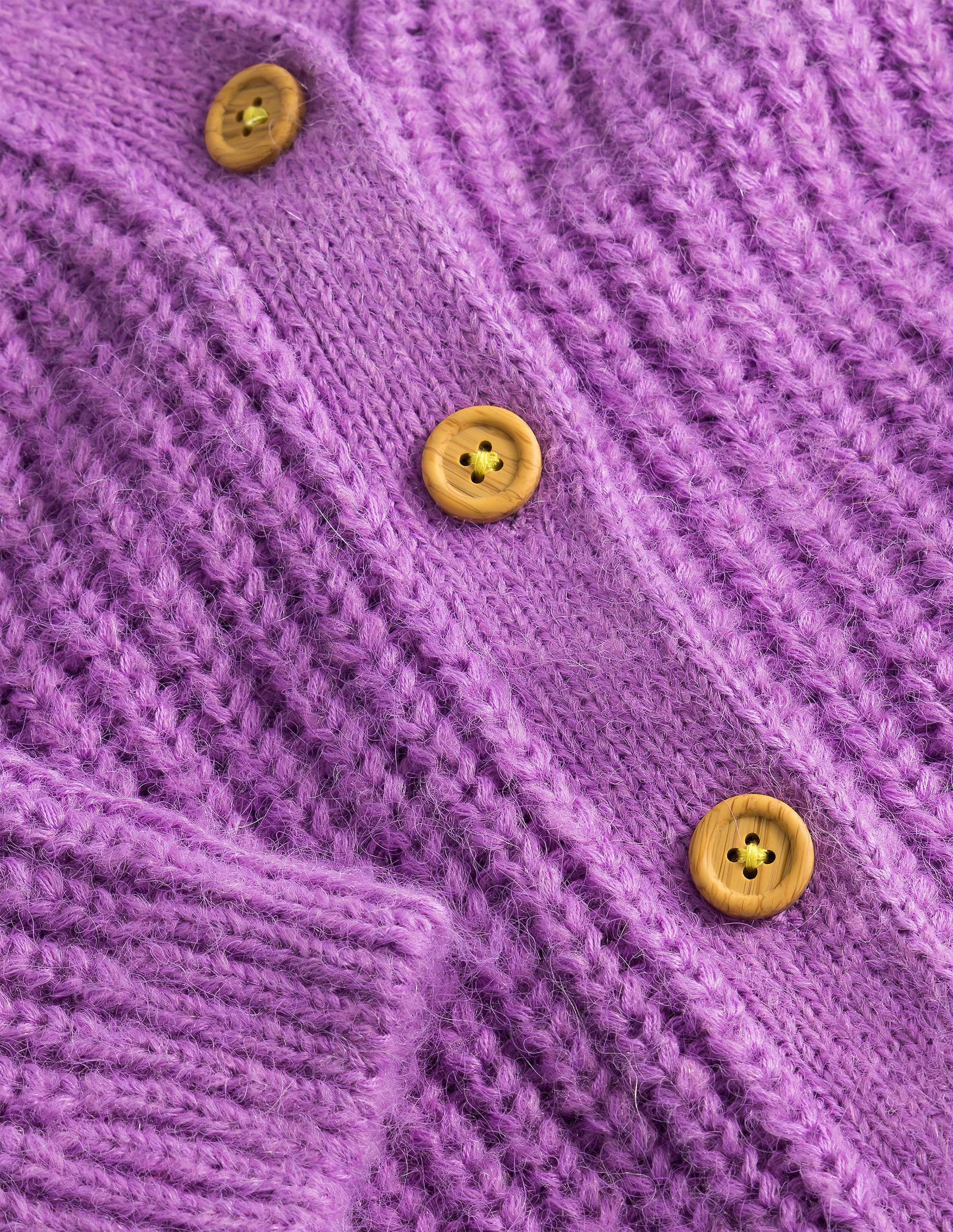 Fluffy Cardigan-Lupin Purple - Image 3