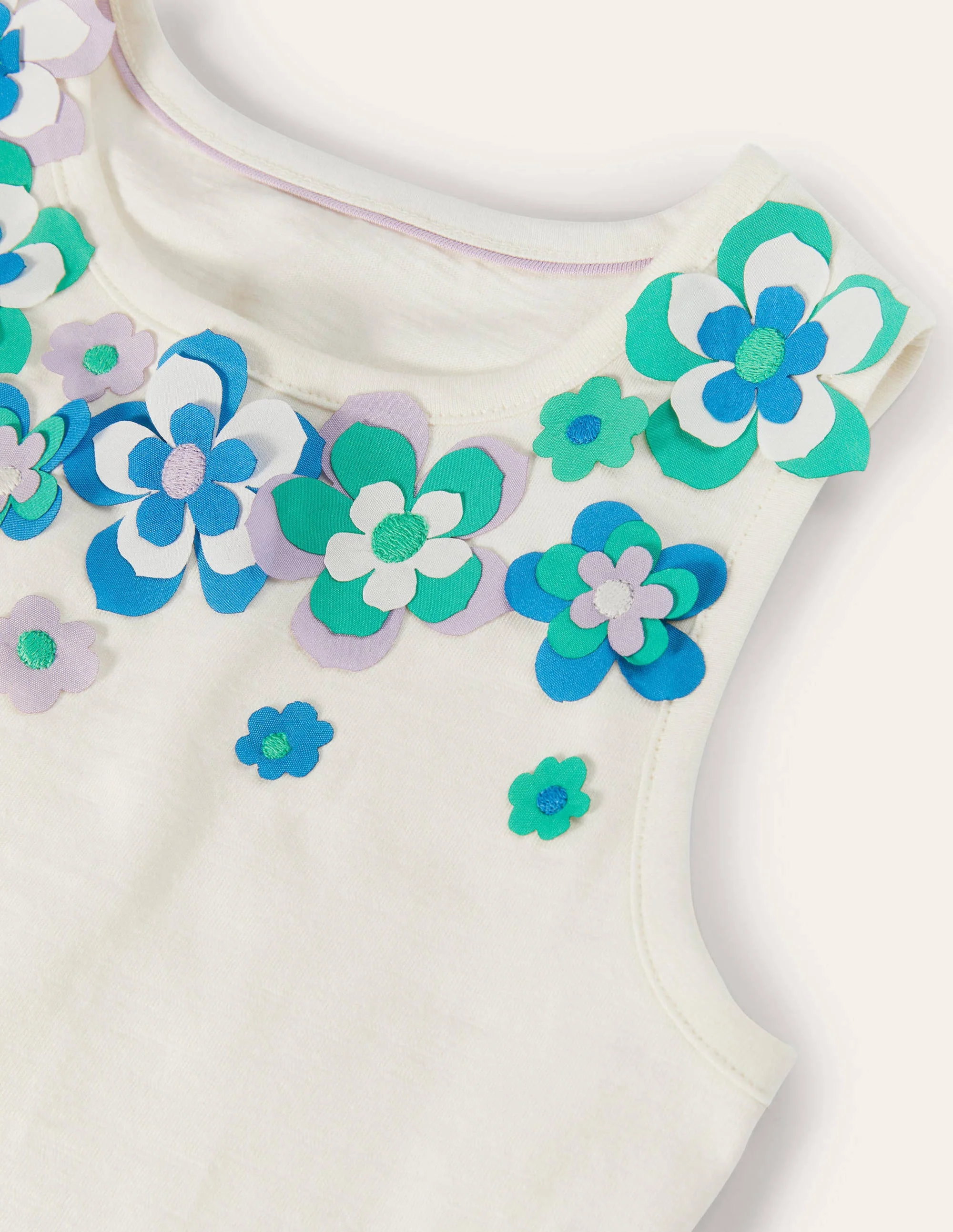 Flutter Flower Tank-Ivory - Image 3