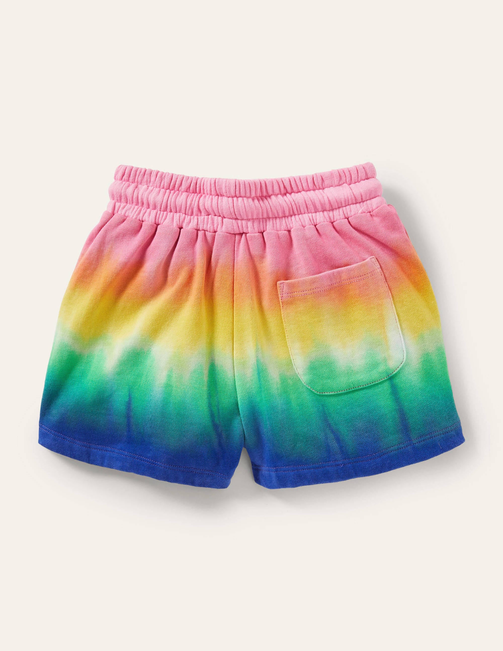 Gradient Dye Jersey Shorts-Multi Rainbow - Image 2