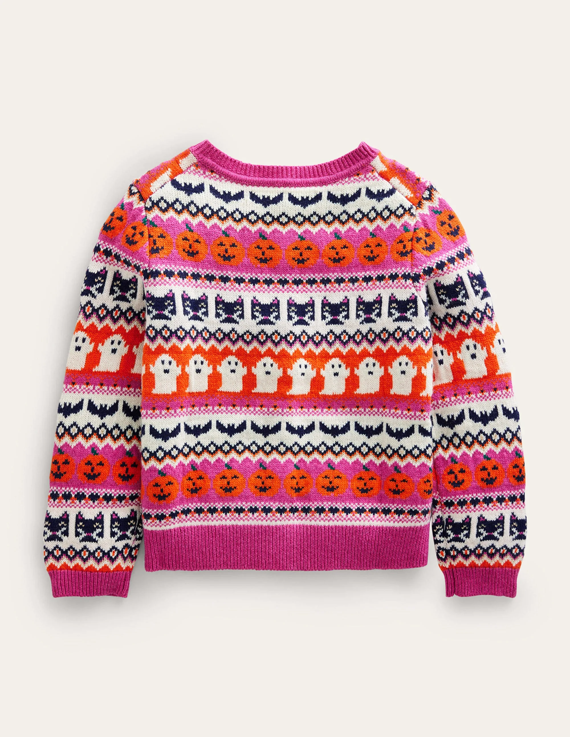 Halloween Fair Isle Cardigan-Halloween Fairisle - Image 2