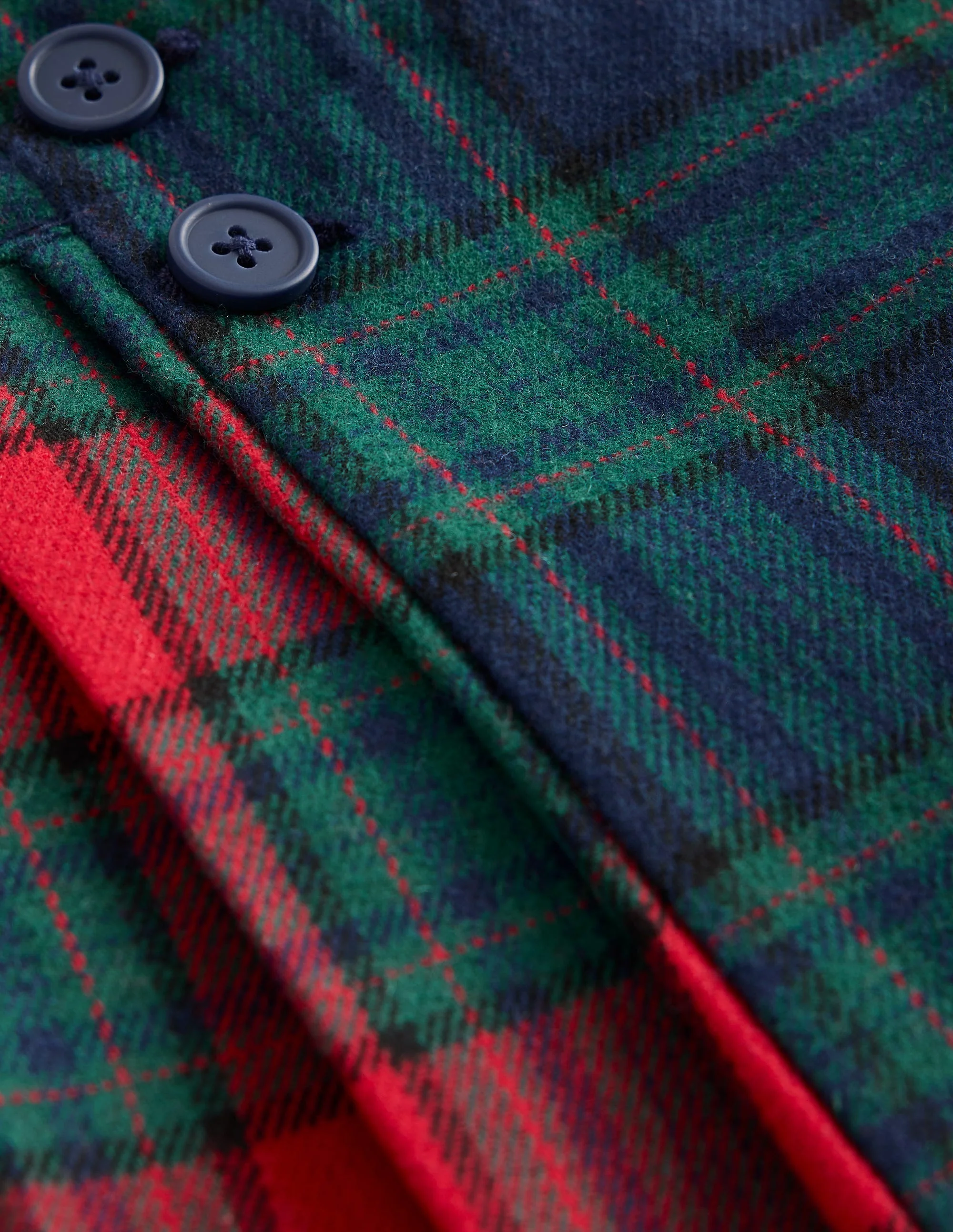 Helen Kilt-Red and French Navy Check - Image 3