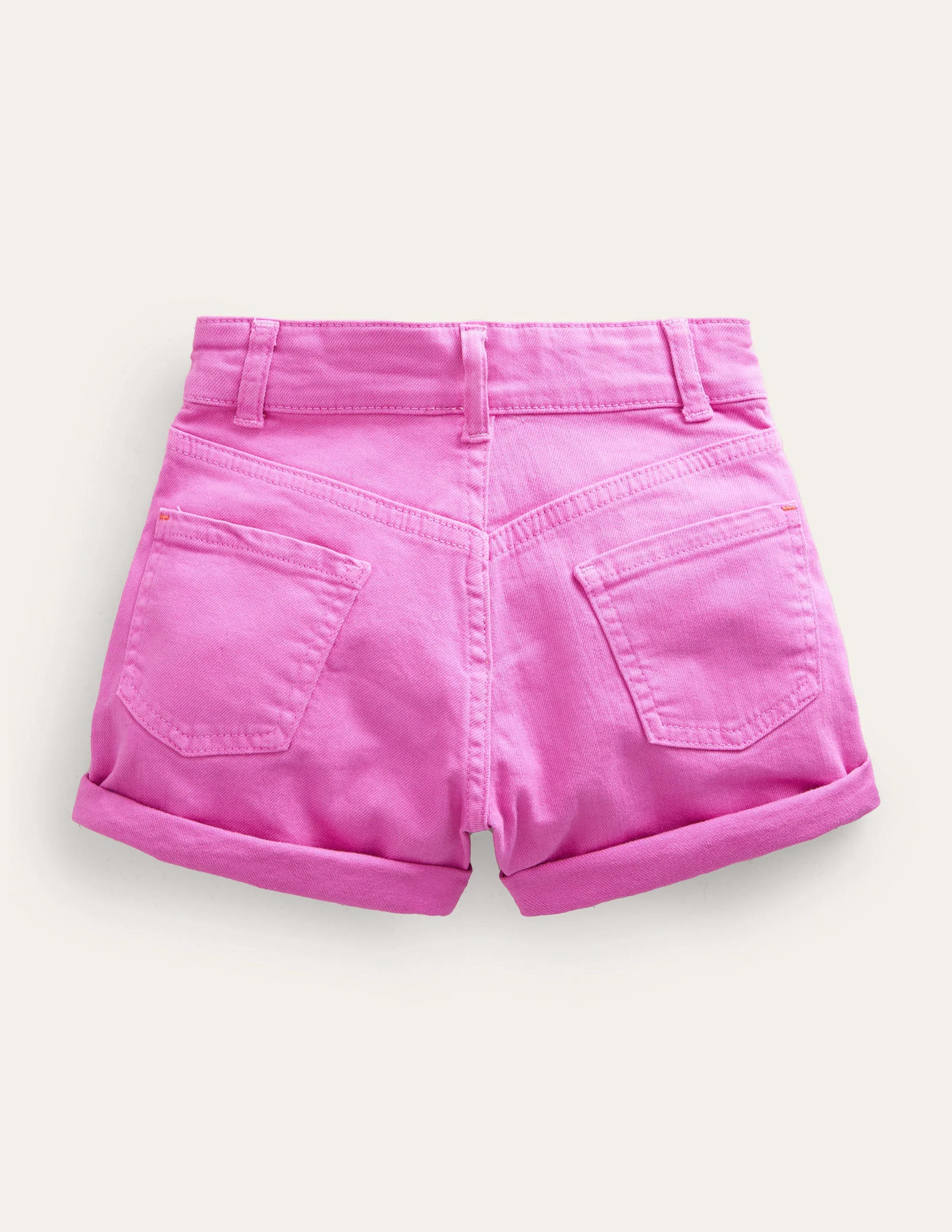 High Waisted Denim Shorts-Tickled Pink - Image 2