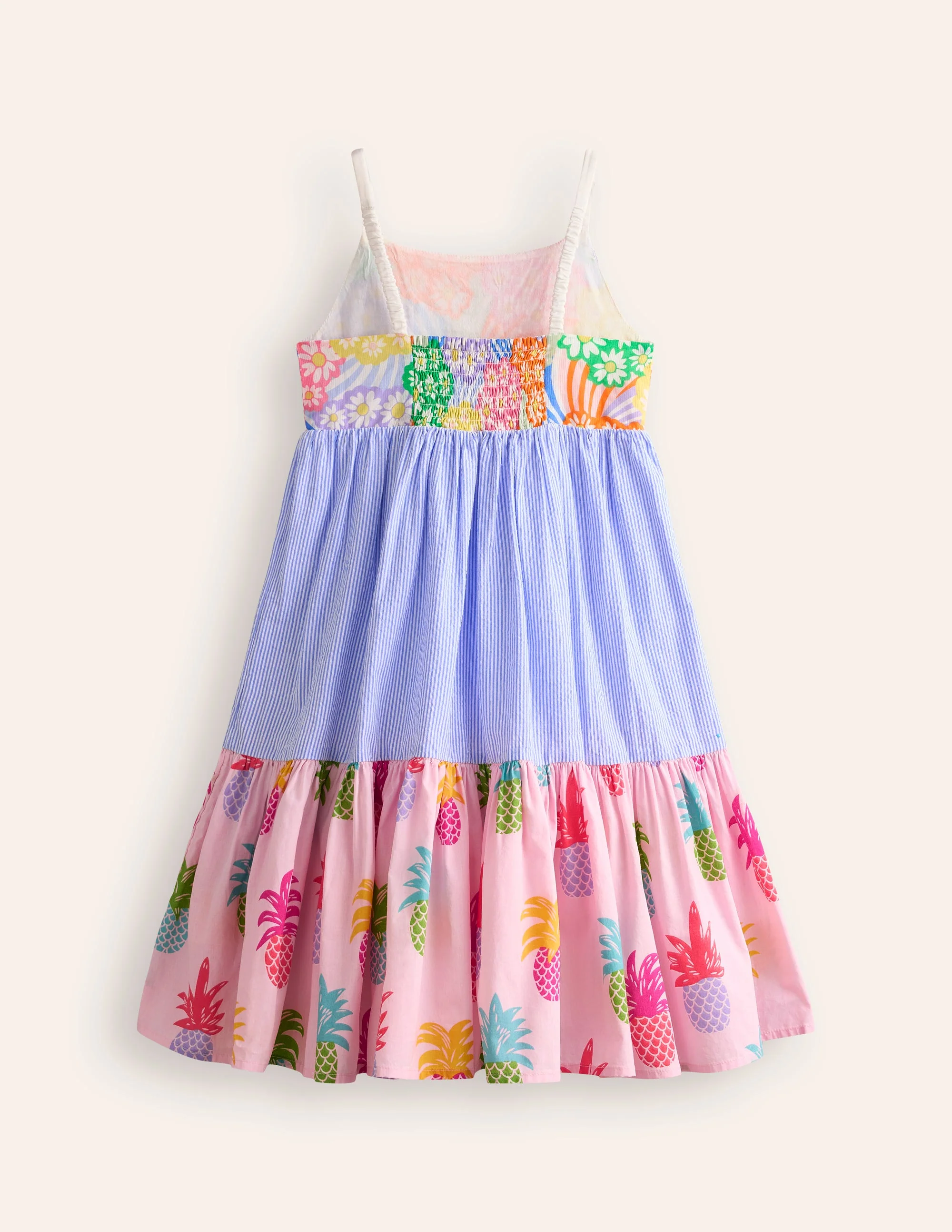 Hotchpotch Tiered Twirly Dress-Pink Pineapple Hotchpotch - Image 2