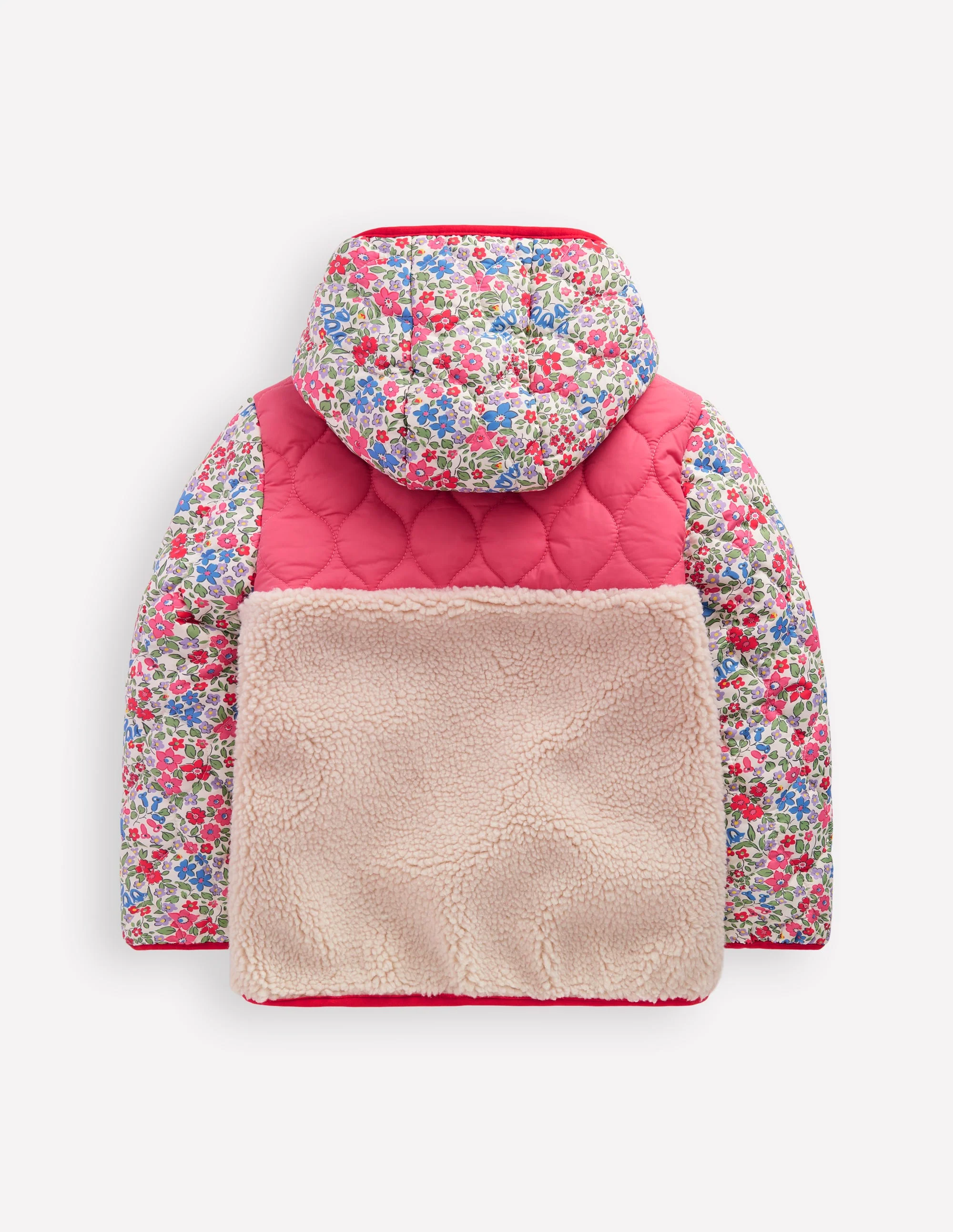 Janie Borg Mix Jacket-Rose Pink Flowerbed - Image 2