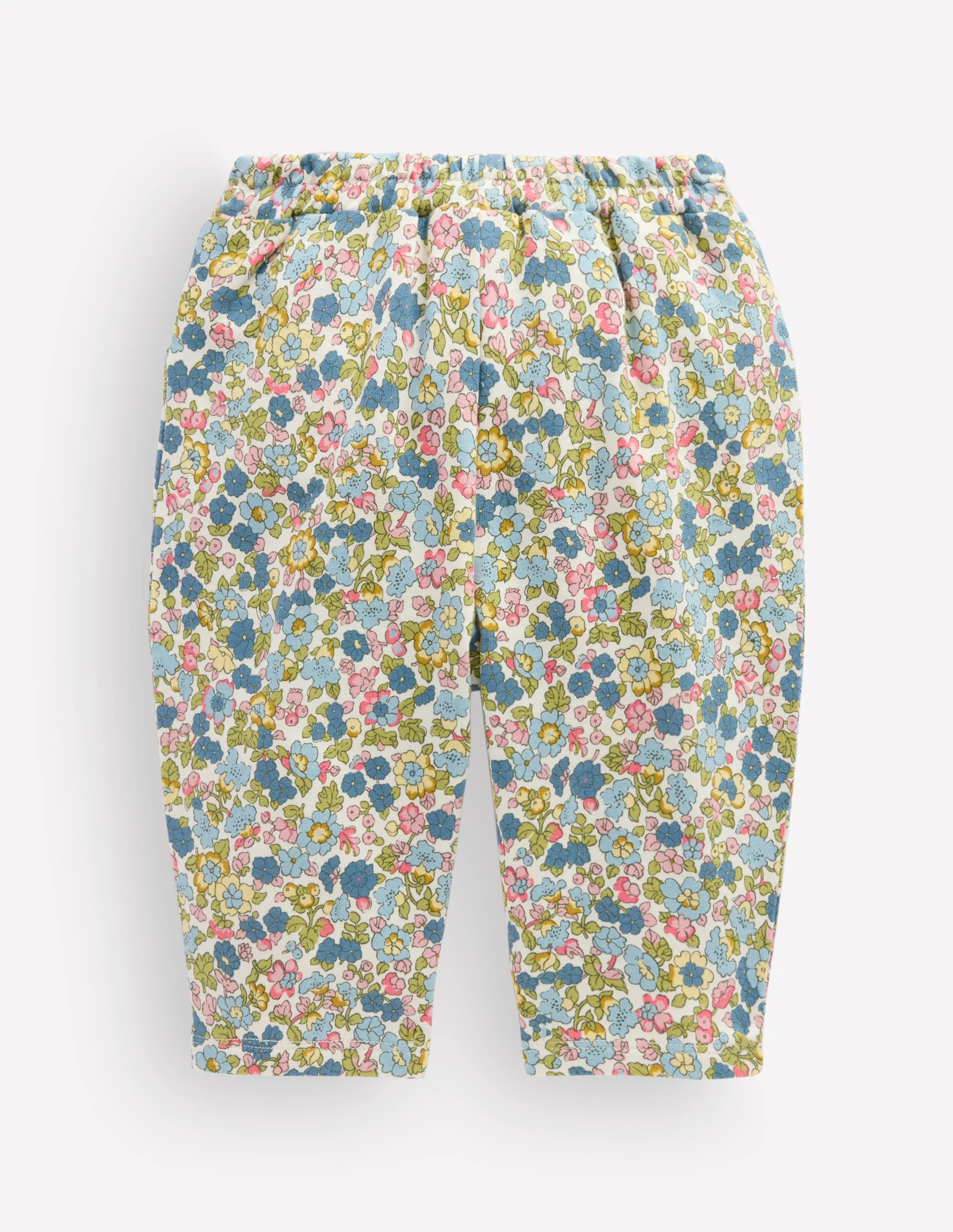 Jersey Pull-on Pants-Blue Ditsy Floral - Image 2