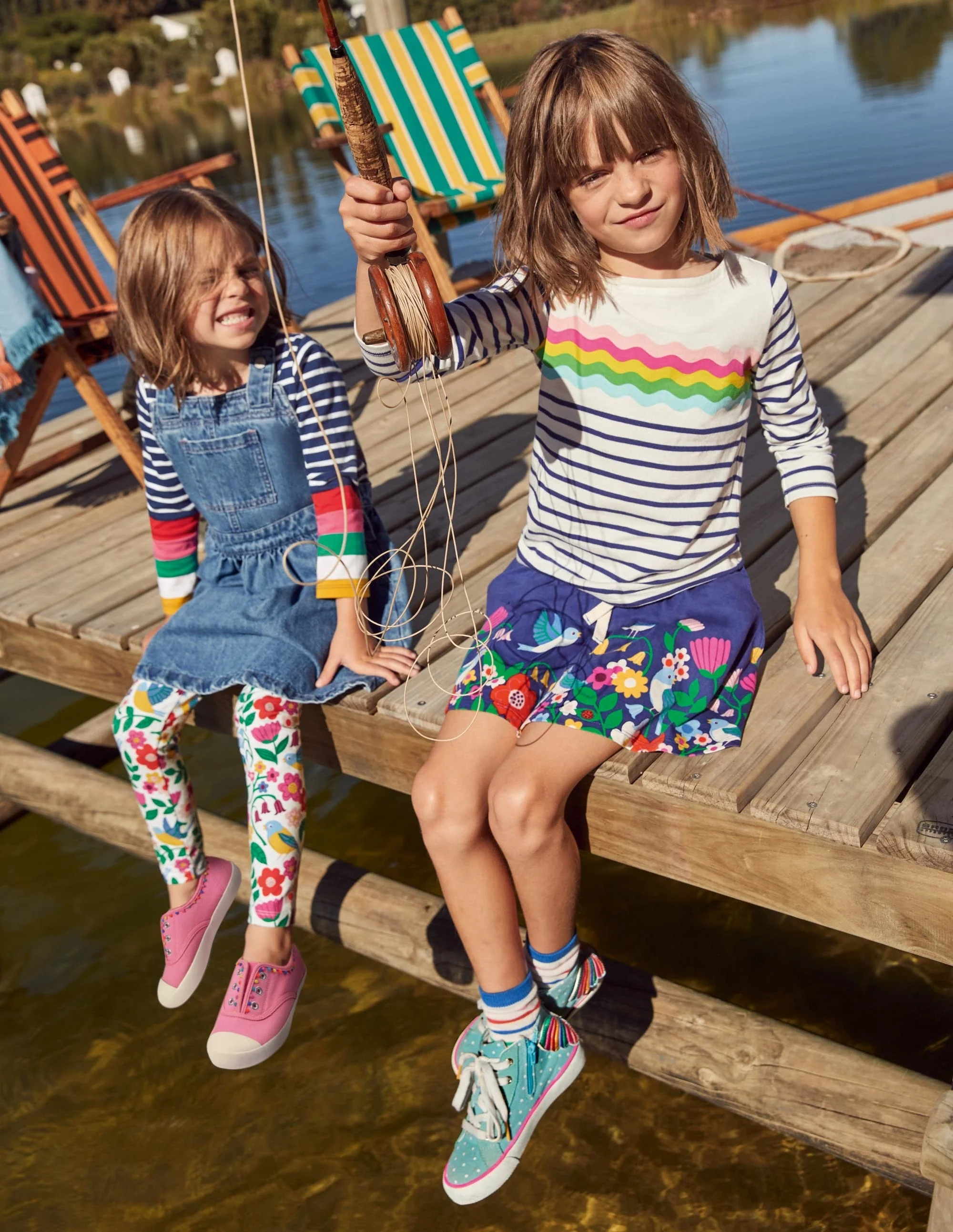 Jersey Skort-Multi Garden Birds - Image 5