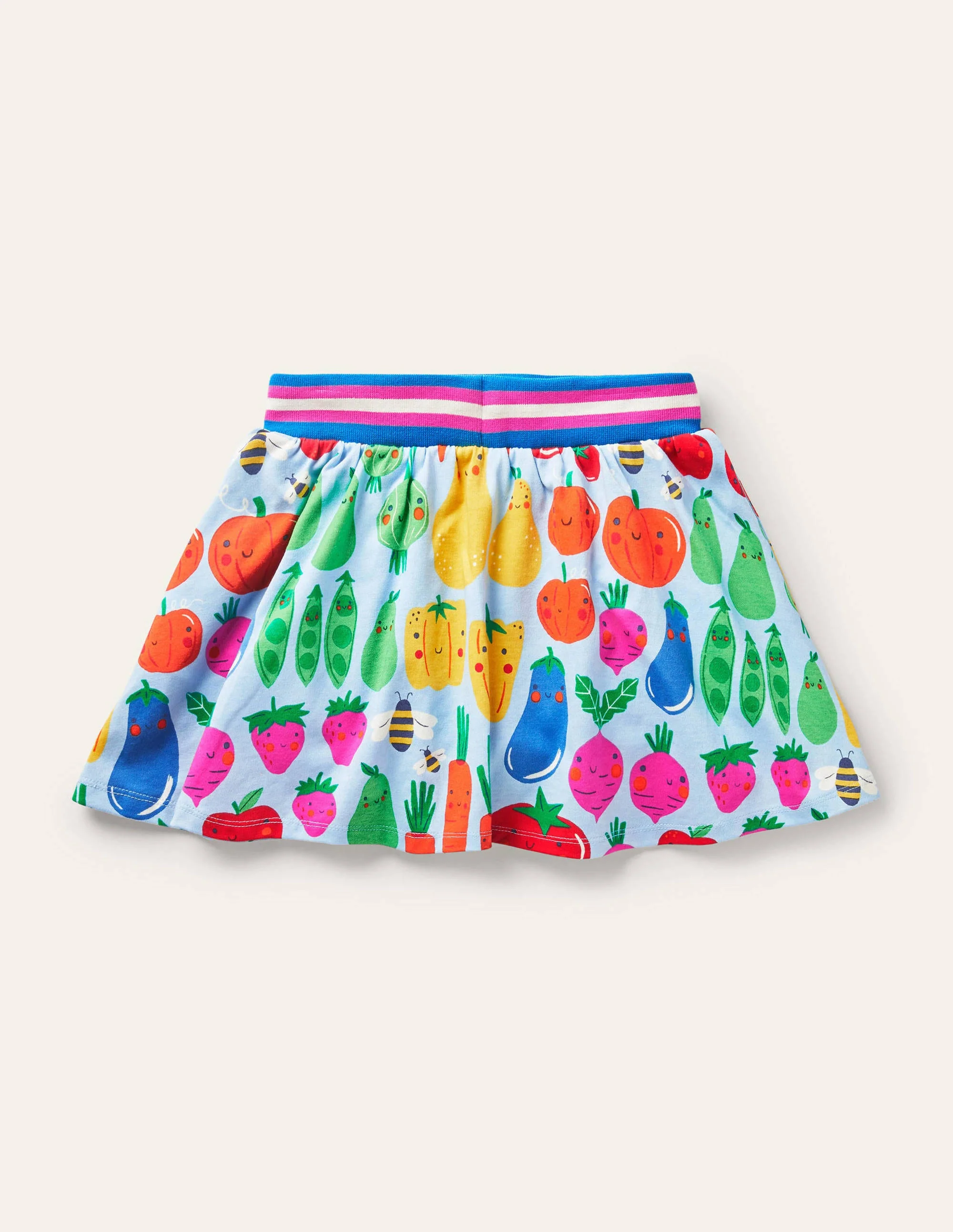 Jersey Skort-Winter Blue Garden Gang - Image 2