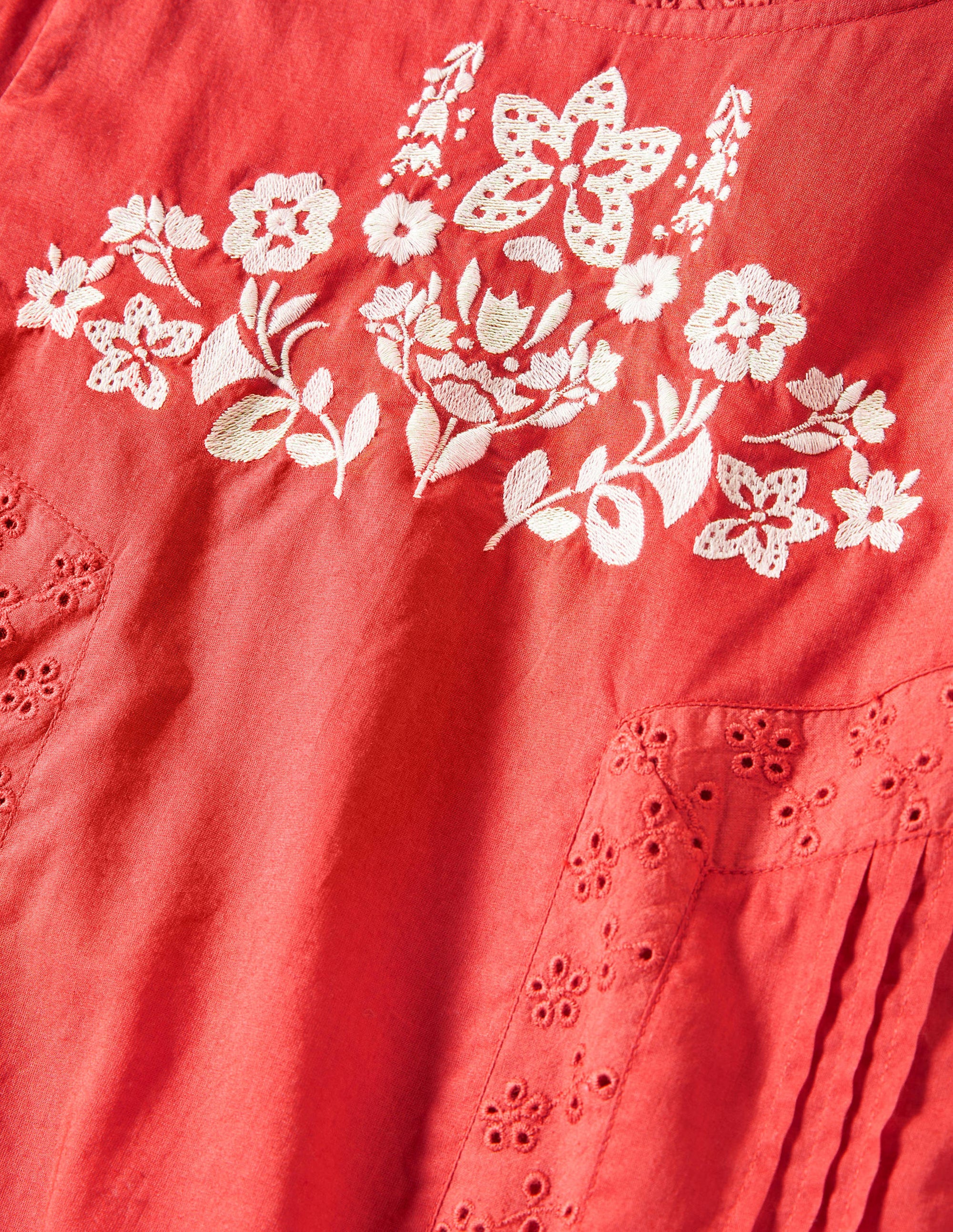 Lace Top-Rockabilly Red - Image 3