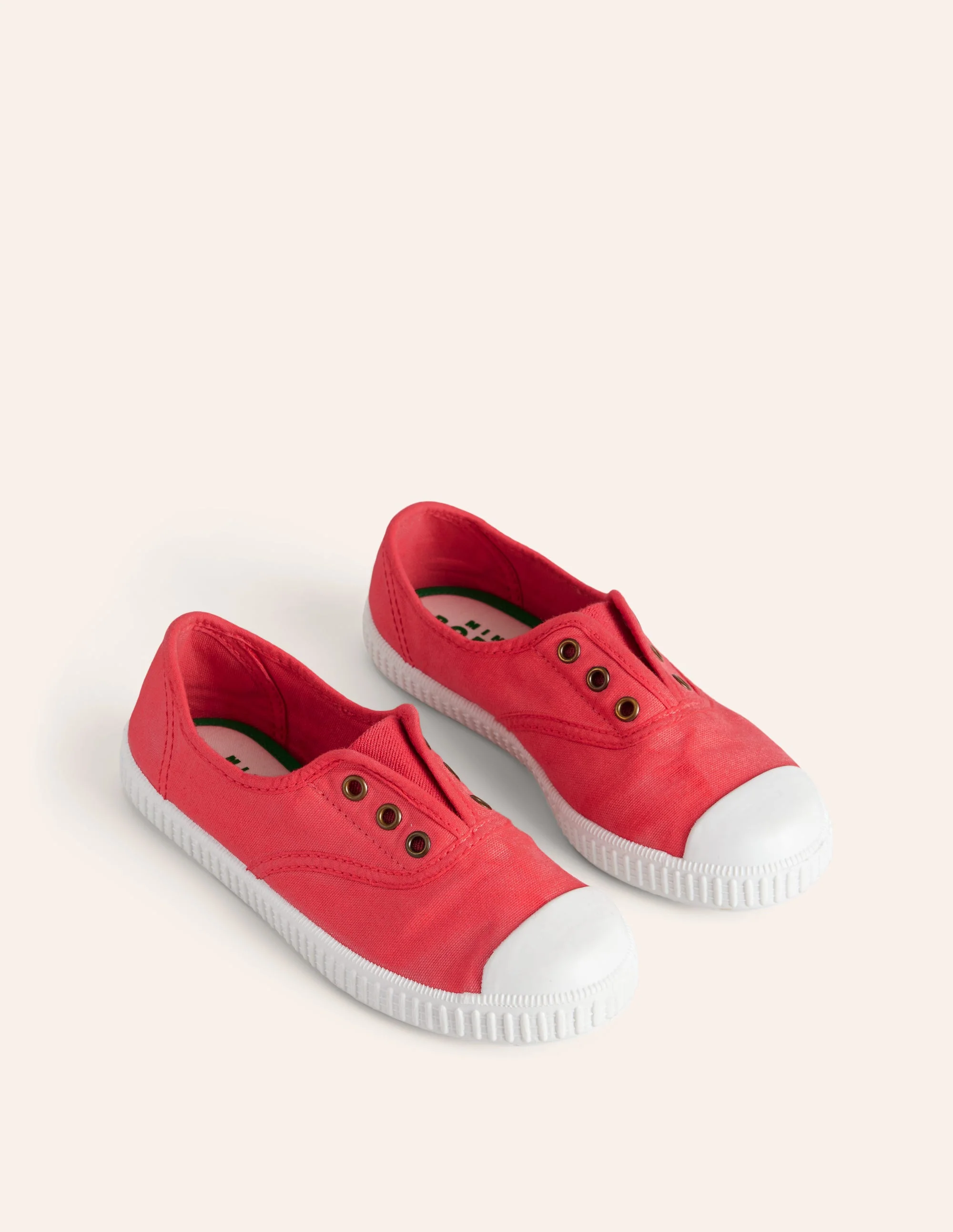 Laceless Canvas Pull-ons-Jam Red - Image 2