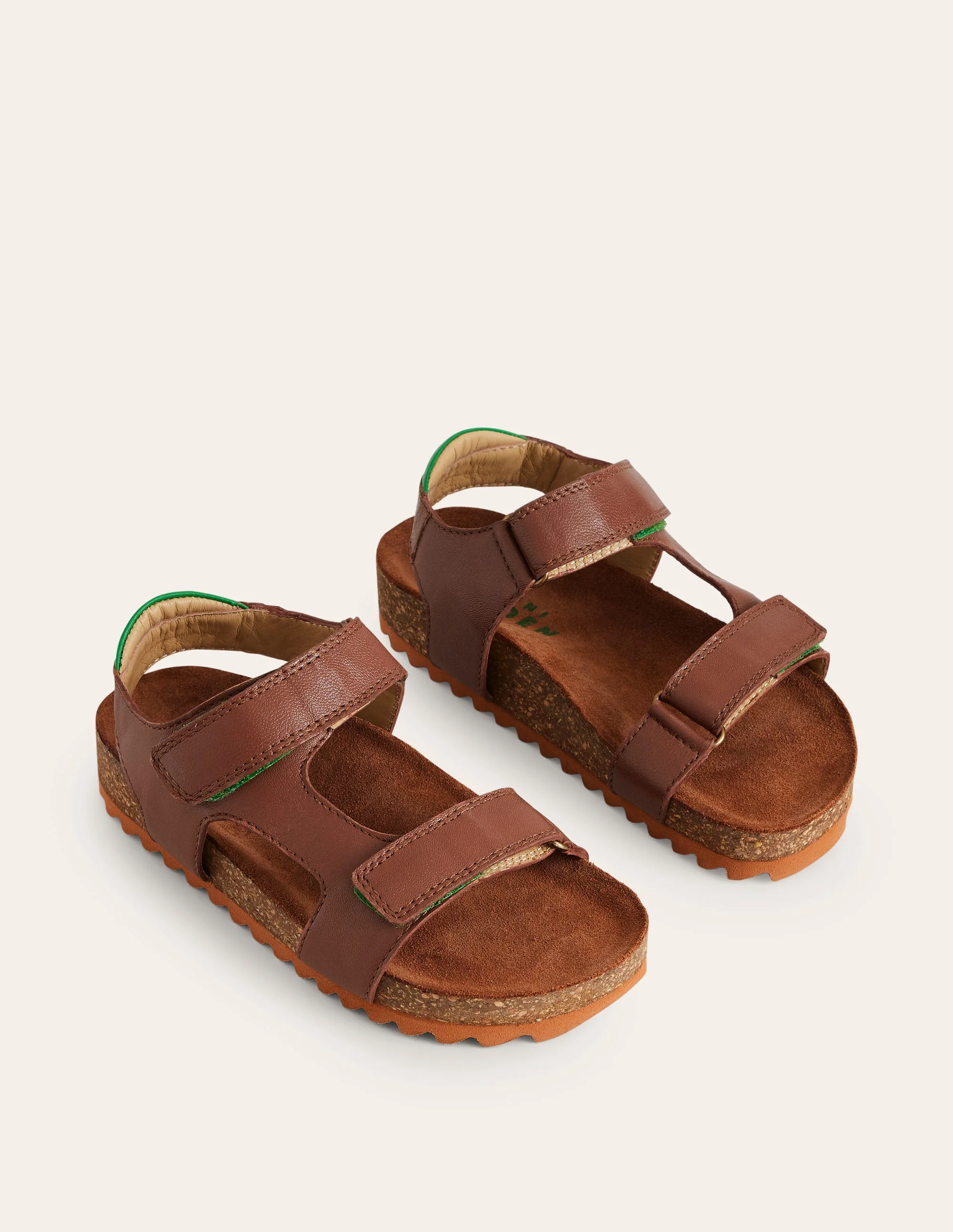 Leather Sandal-Brown - Image 2