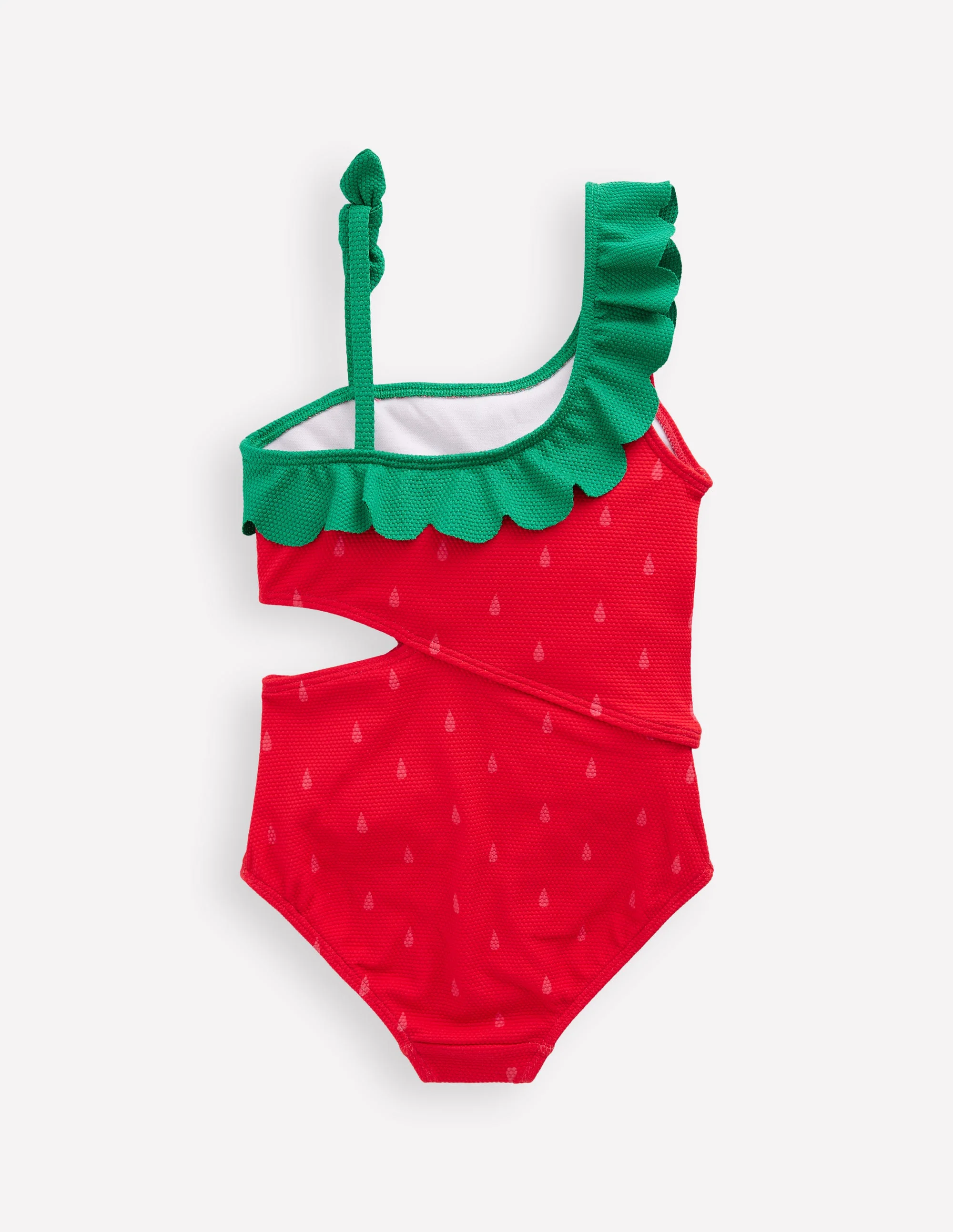 Lettice Cut Out Swimsuit-Strawberry - Image 3