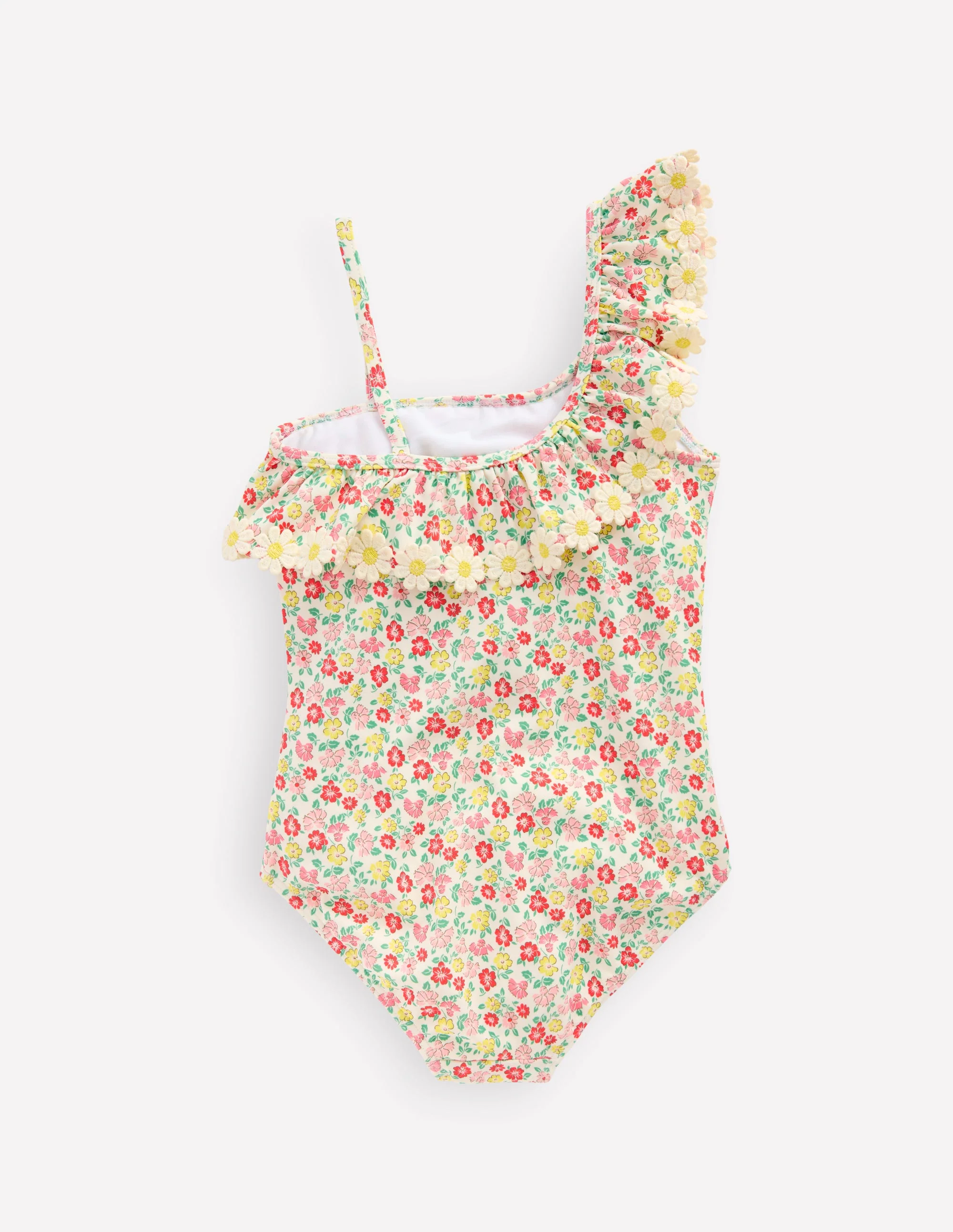Lila One Shoulder Swimsuit-Multi Summer Flowerbed - Image 2