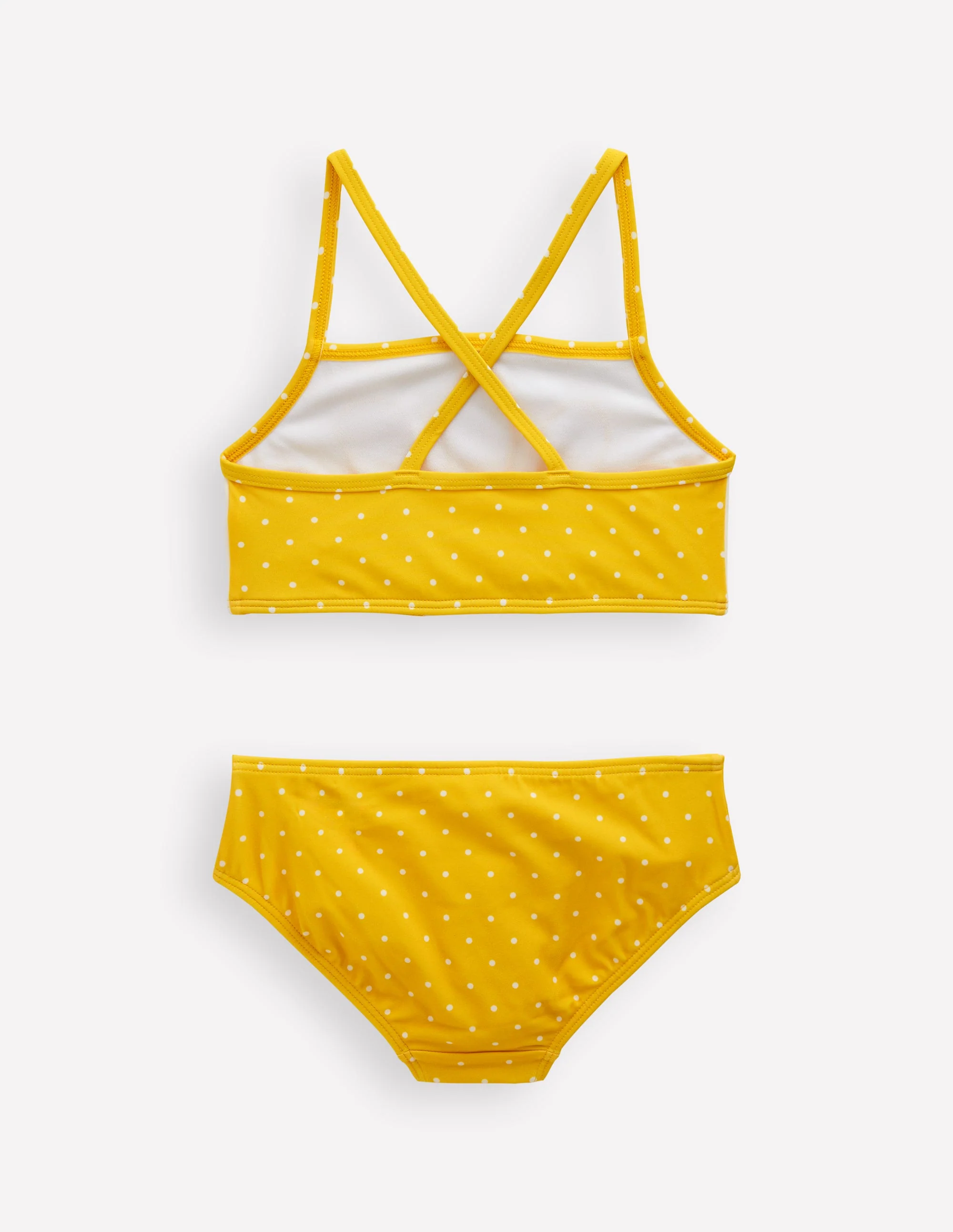 Logo Cross Back Bikini-Yellow - Image 2