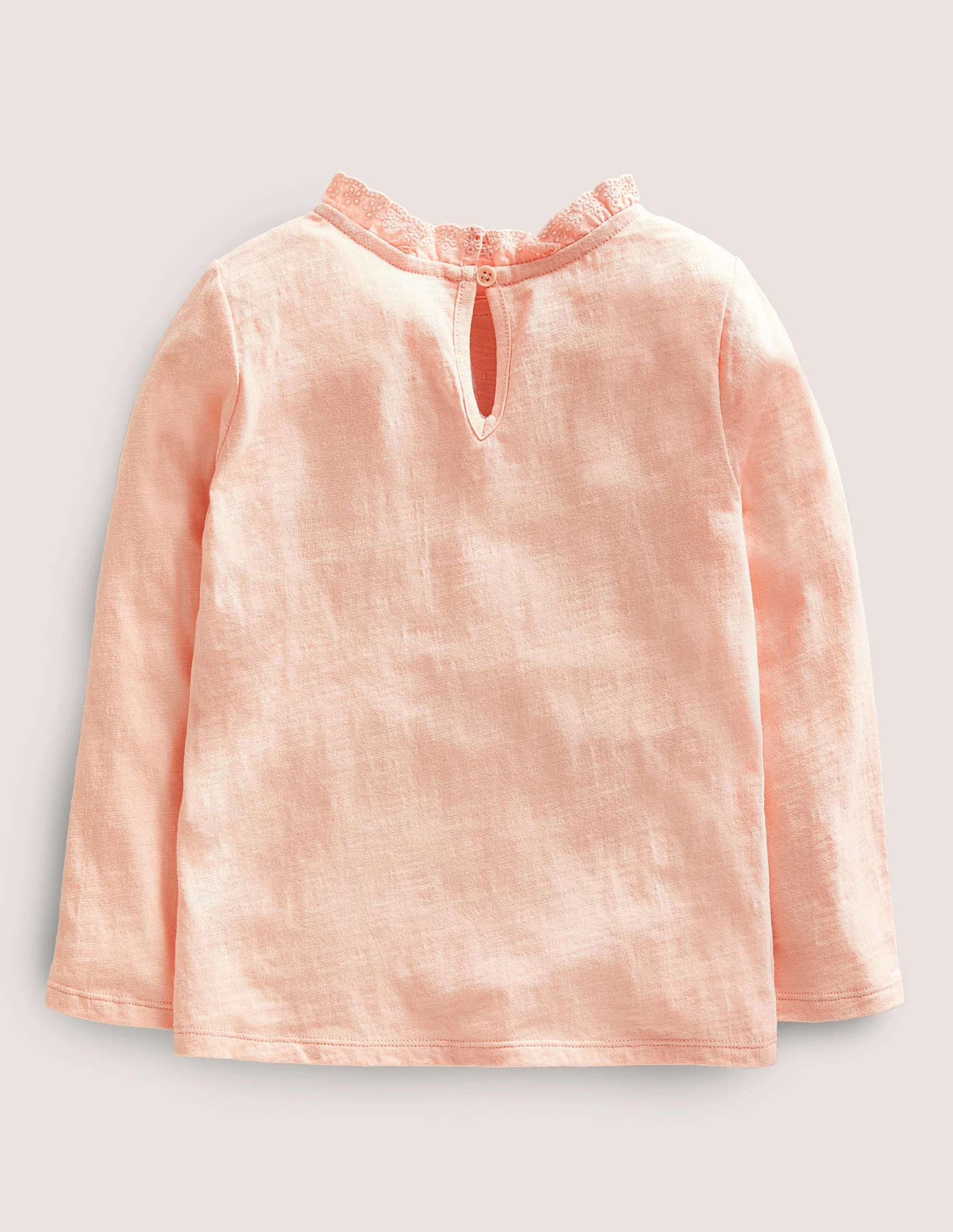 Long Sleeve Heart Pocket Top-Provence Dusty Pink - Image 2