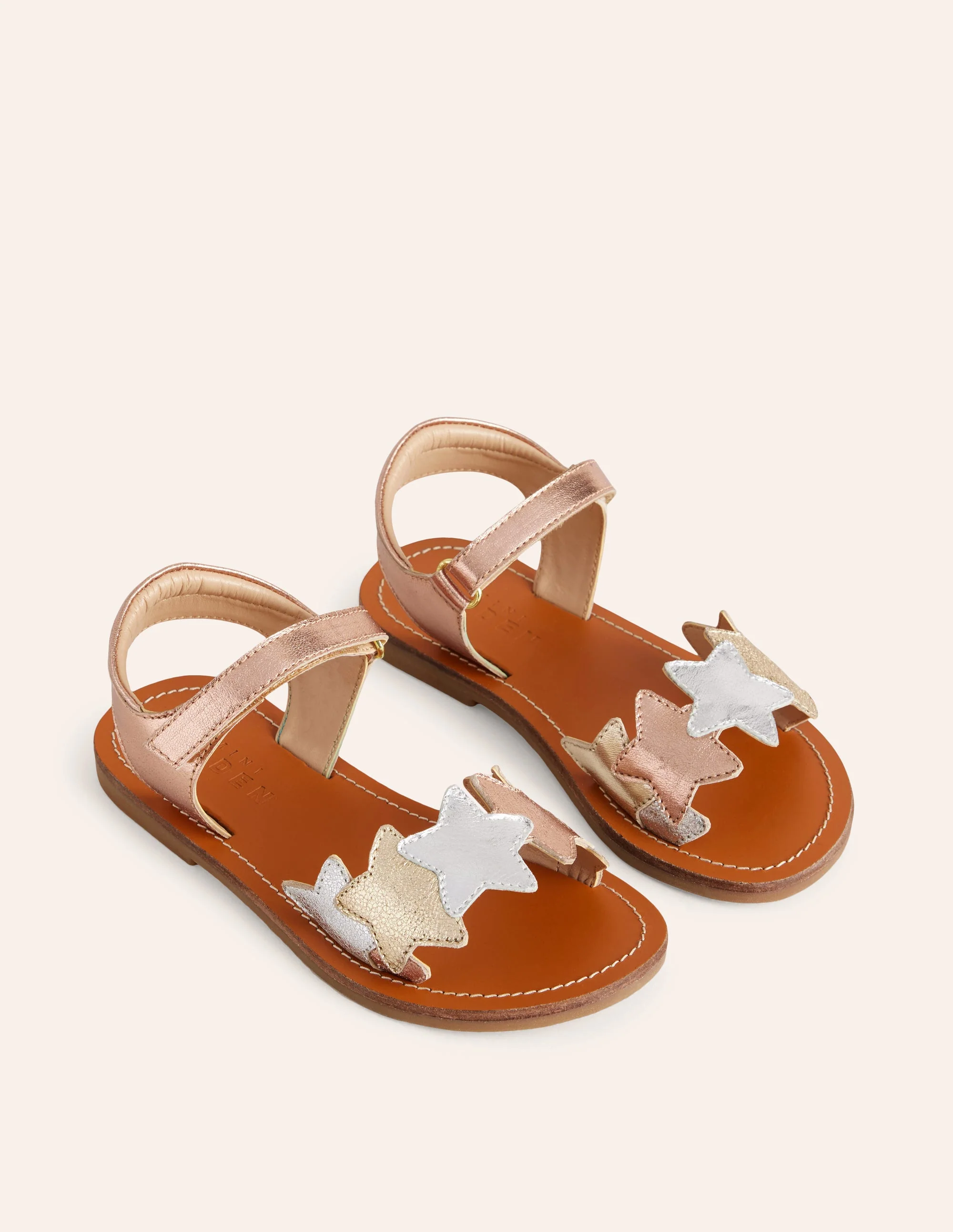 Metallic Star Sandals-Multi Metallic - Image 2