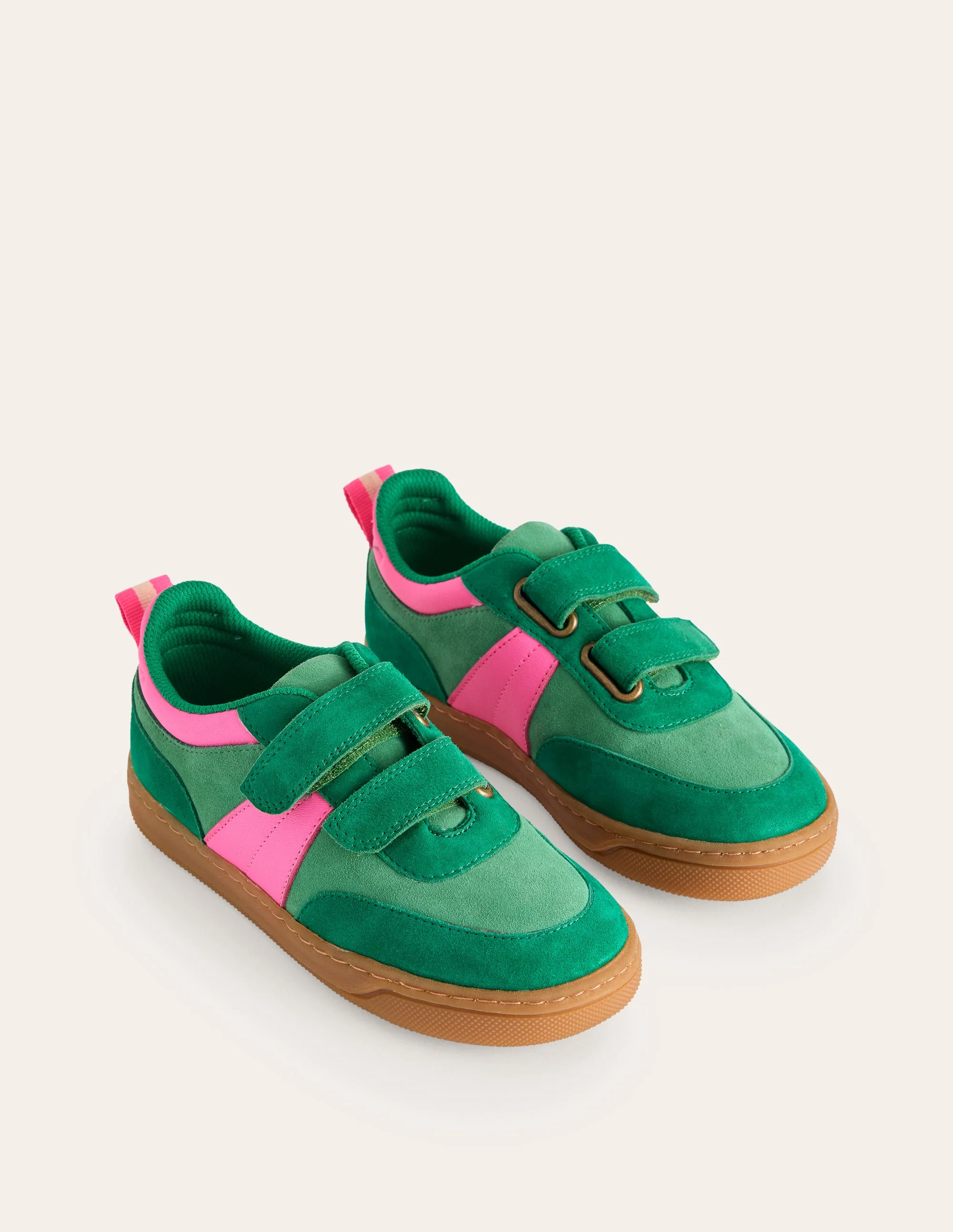 Mini Erin Trainers-Green Colourblock - Image 2