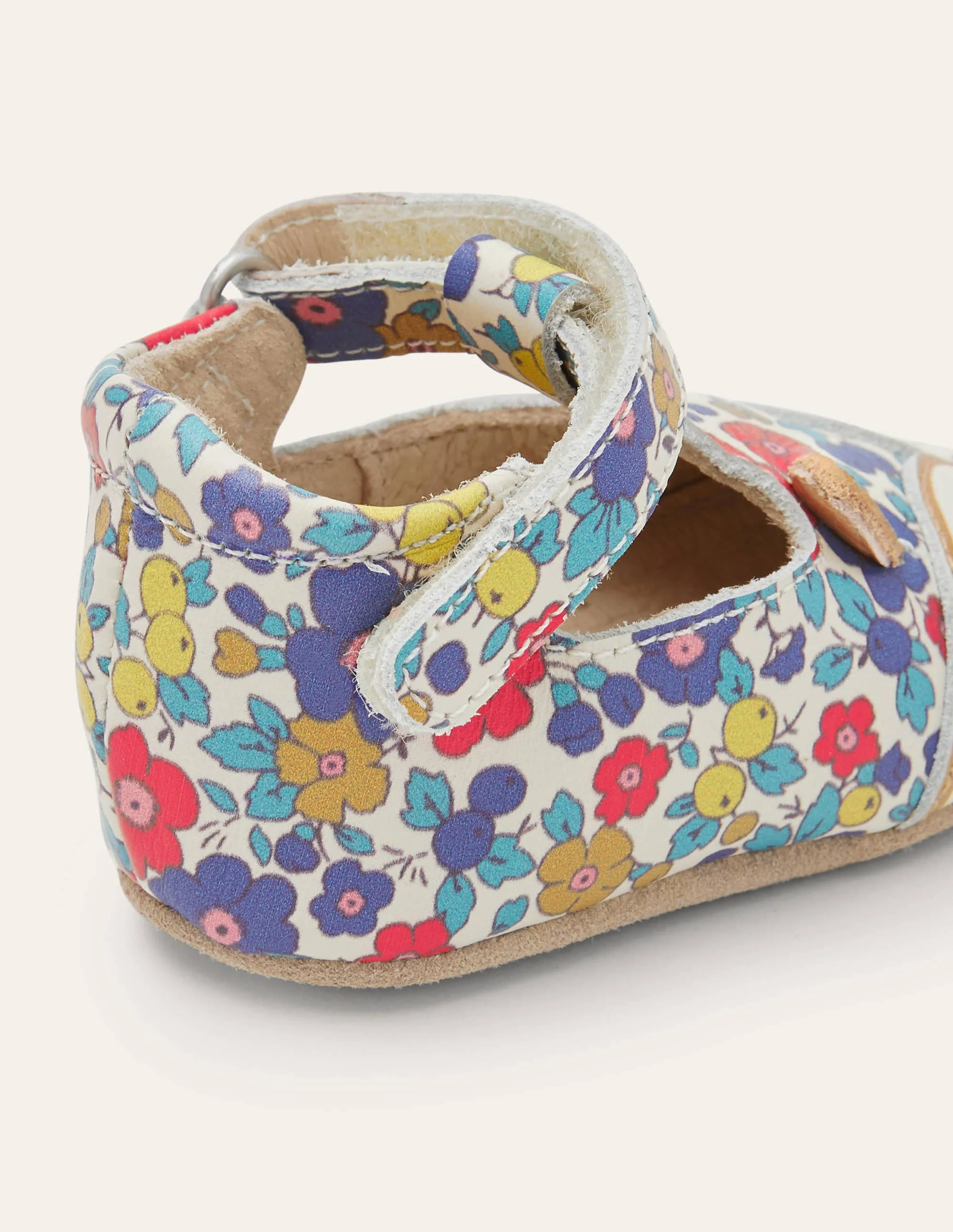 Novelty Leather Baby Shoes-Floral Fox - Image 2