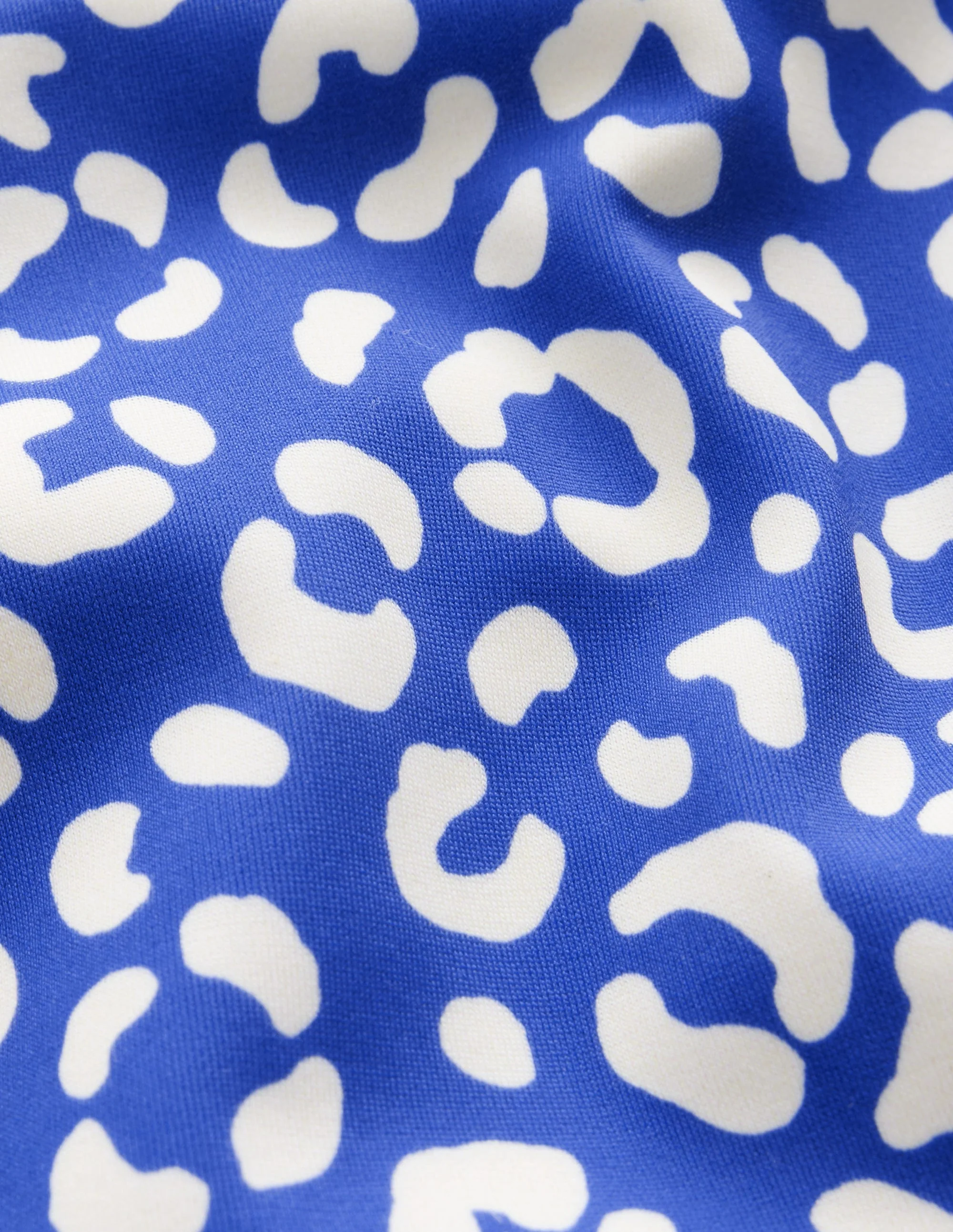 Patterned Bikini Bottoms-Blue Leopard - Image 3